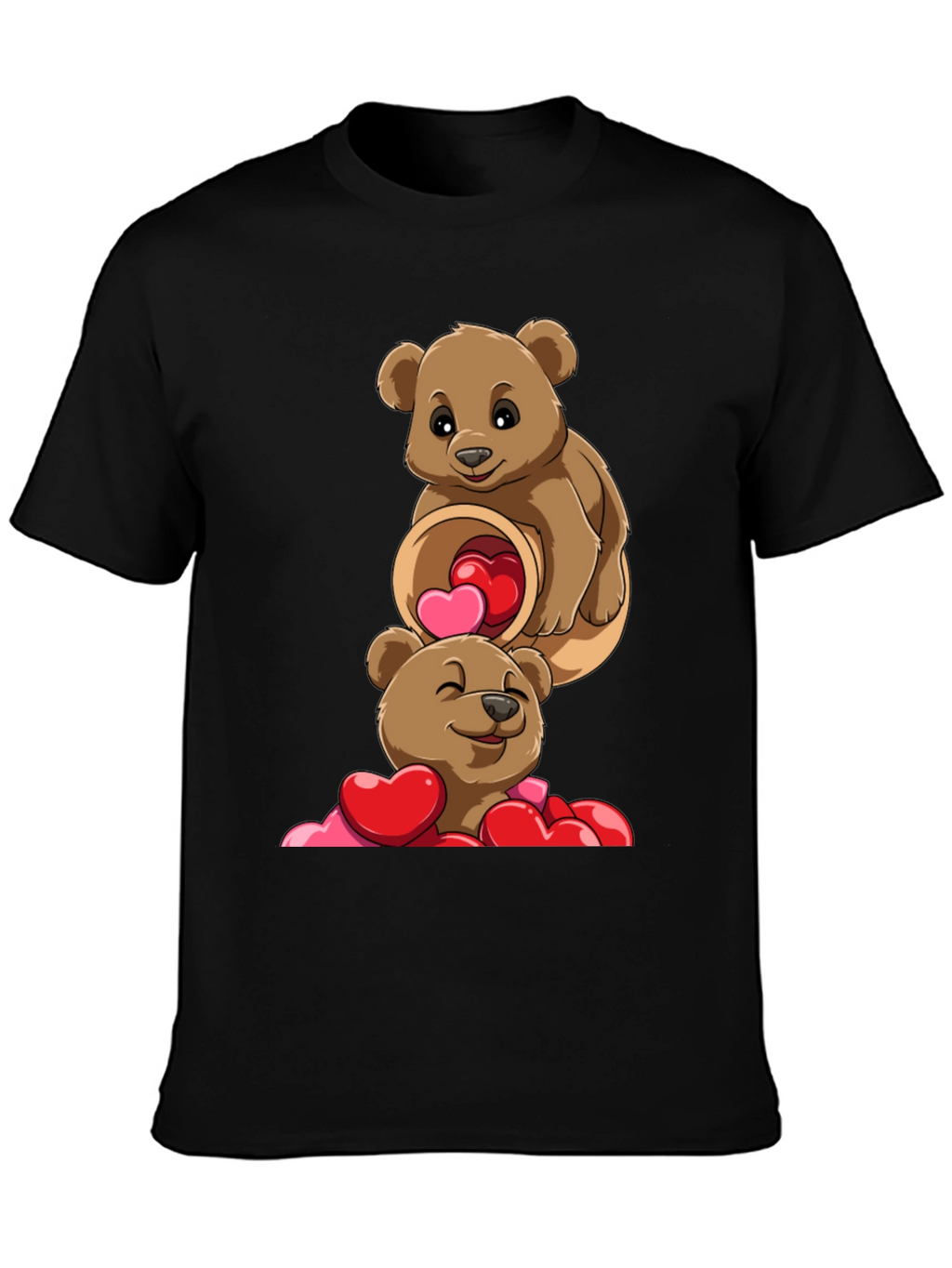 Bear Hugs & Hearts T-Shirt - Valentines Day Tee
