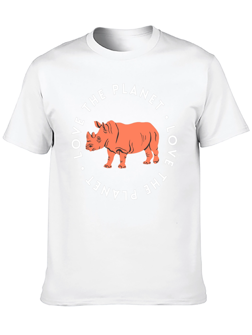 Love the Planet Rhino Graphic Tee