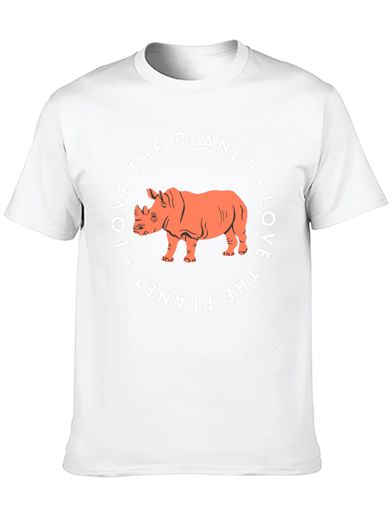 Love the Planet Rhino Graphic Tee