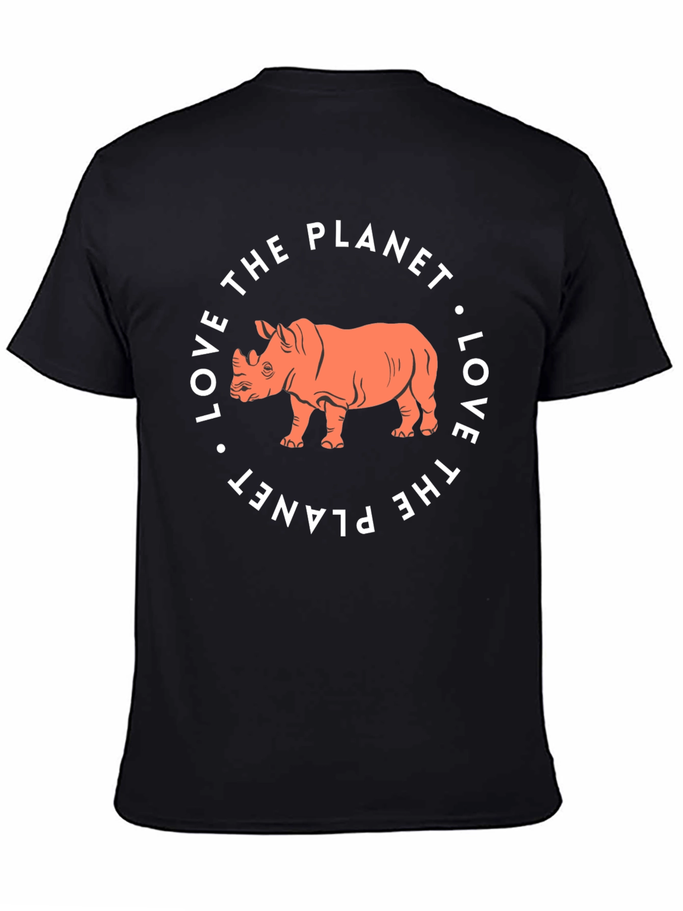 Love the Planet Rhino Graphic Tee
