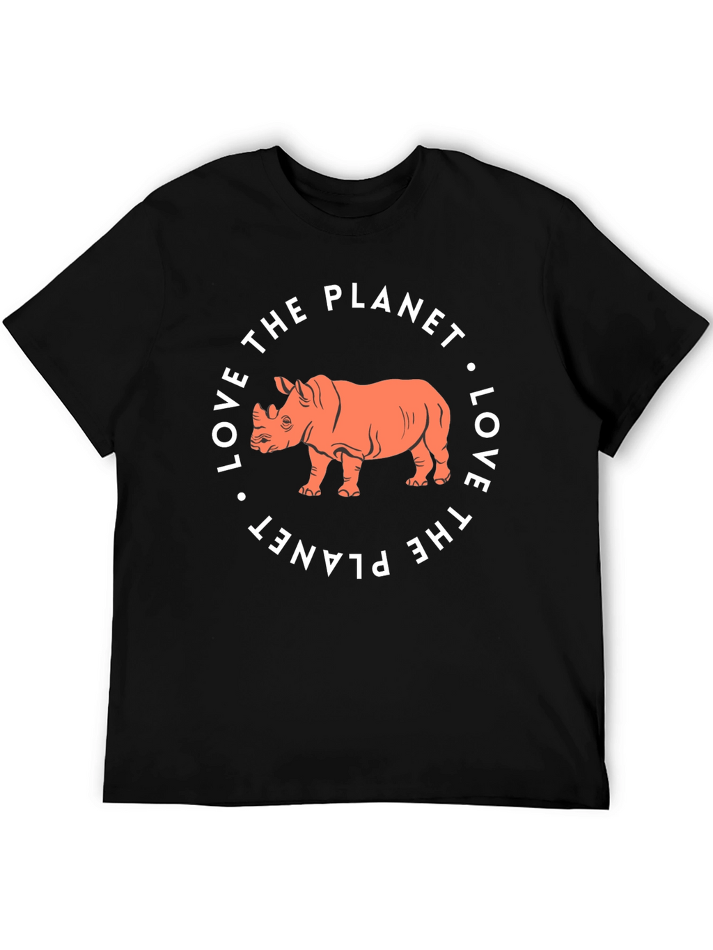 Love the Planet Rhino Graphic Tee