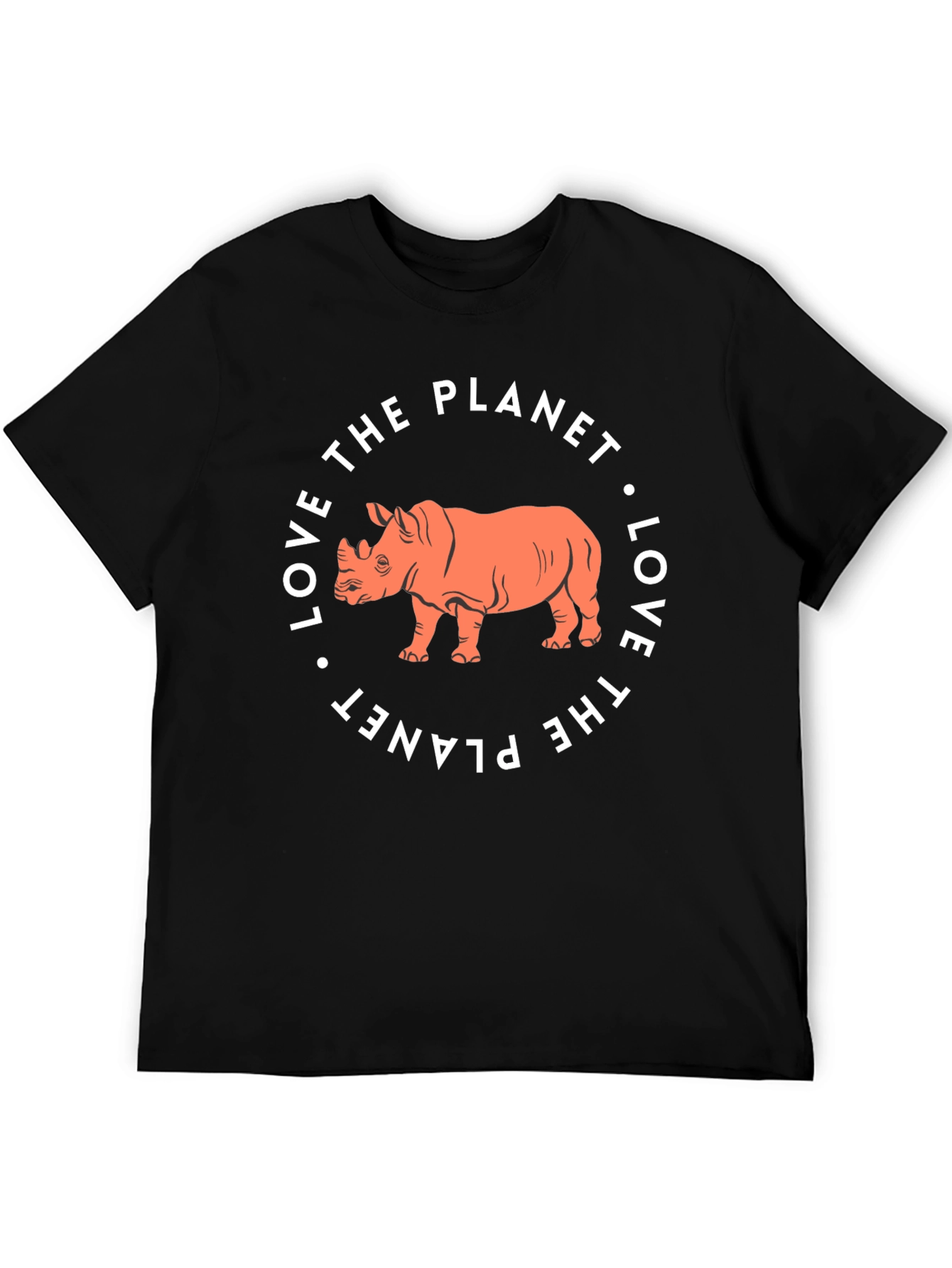 Love the Planet Rhino Graphic Tee
