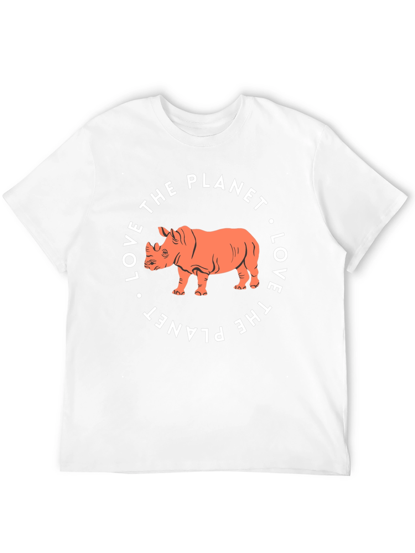 Love the Planet Rhino Graphic Tee