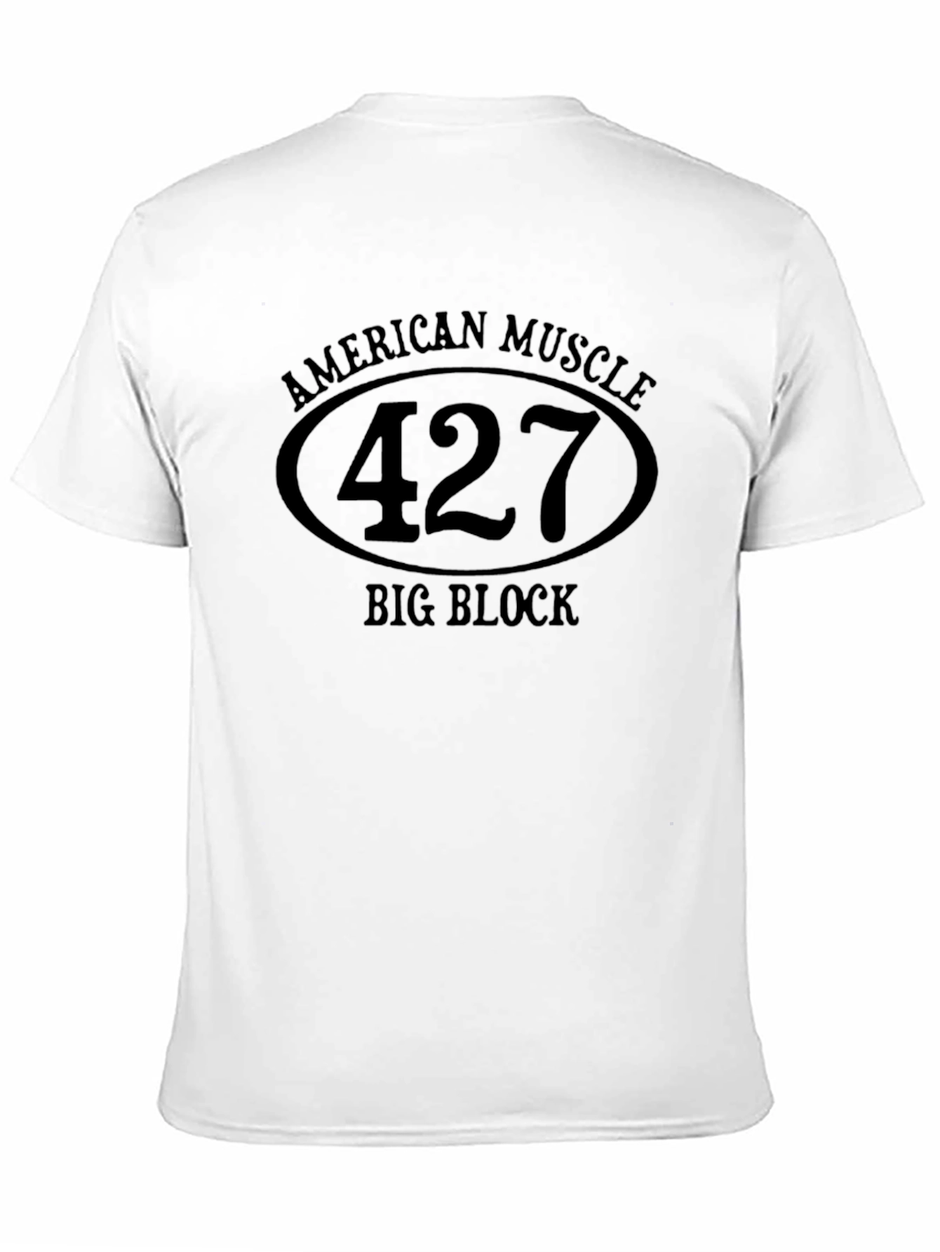 American Muscle 427 Big Block Black T-Shirt