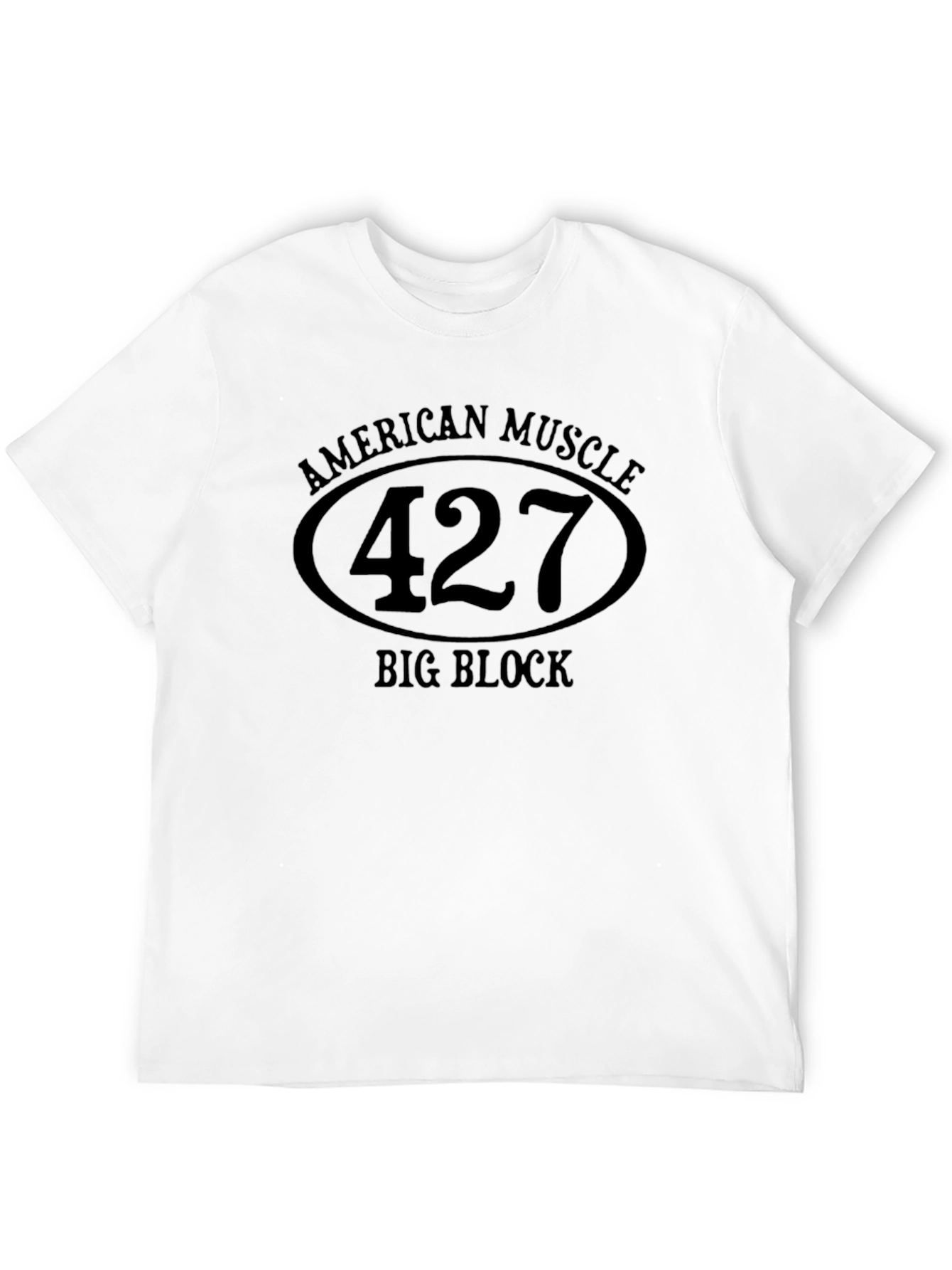 American Muscle 427 Big Block Black T-Shirt