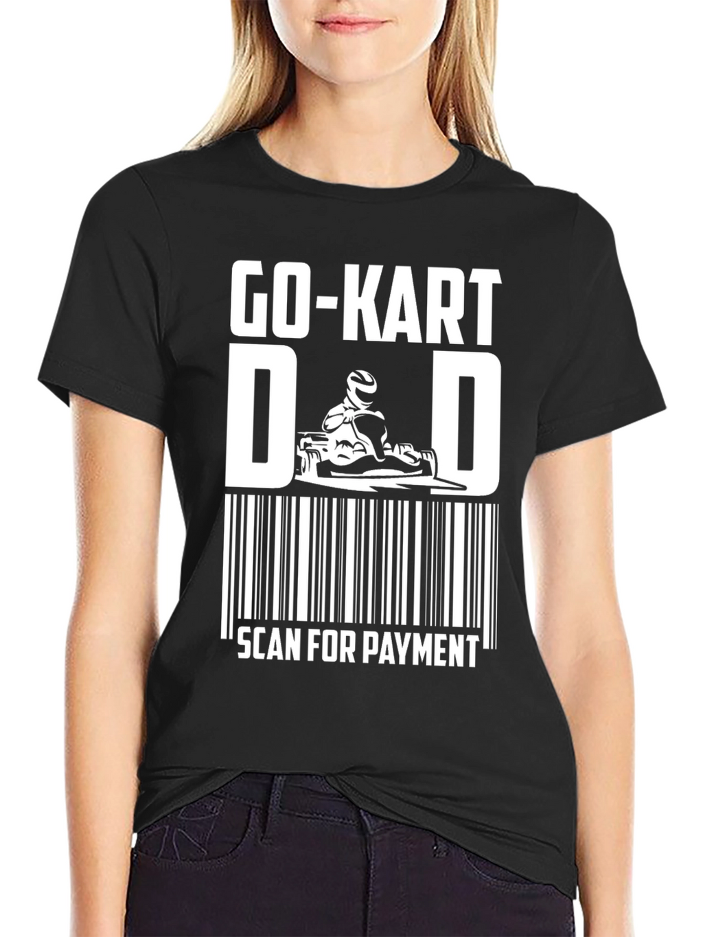 Go-Kart Dad Scan For Payment Funny T-Shirt