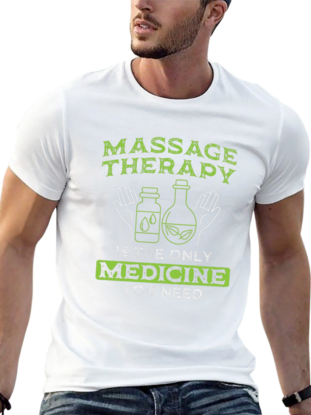 Massage Therapy Medicine T-Shirt - Relax & Heal