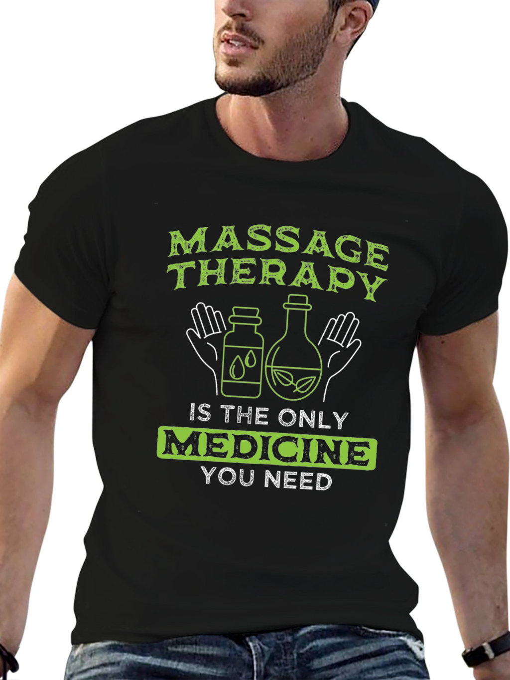 Massage Therapy Medicine T-Shirt - Relax & Heal