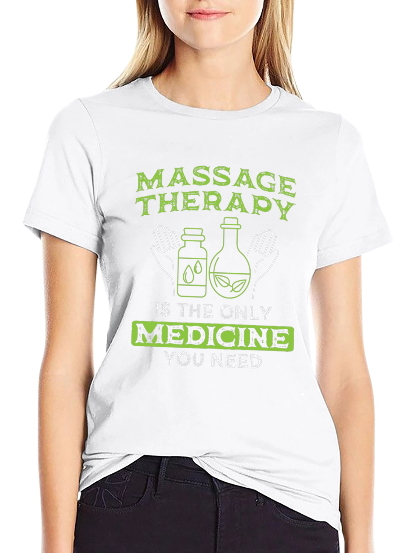 Massage Therapy Medicine T-Shirt - Relax & Heal