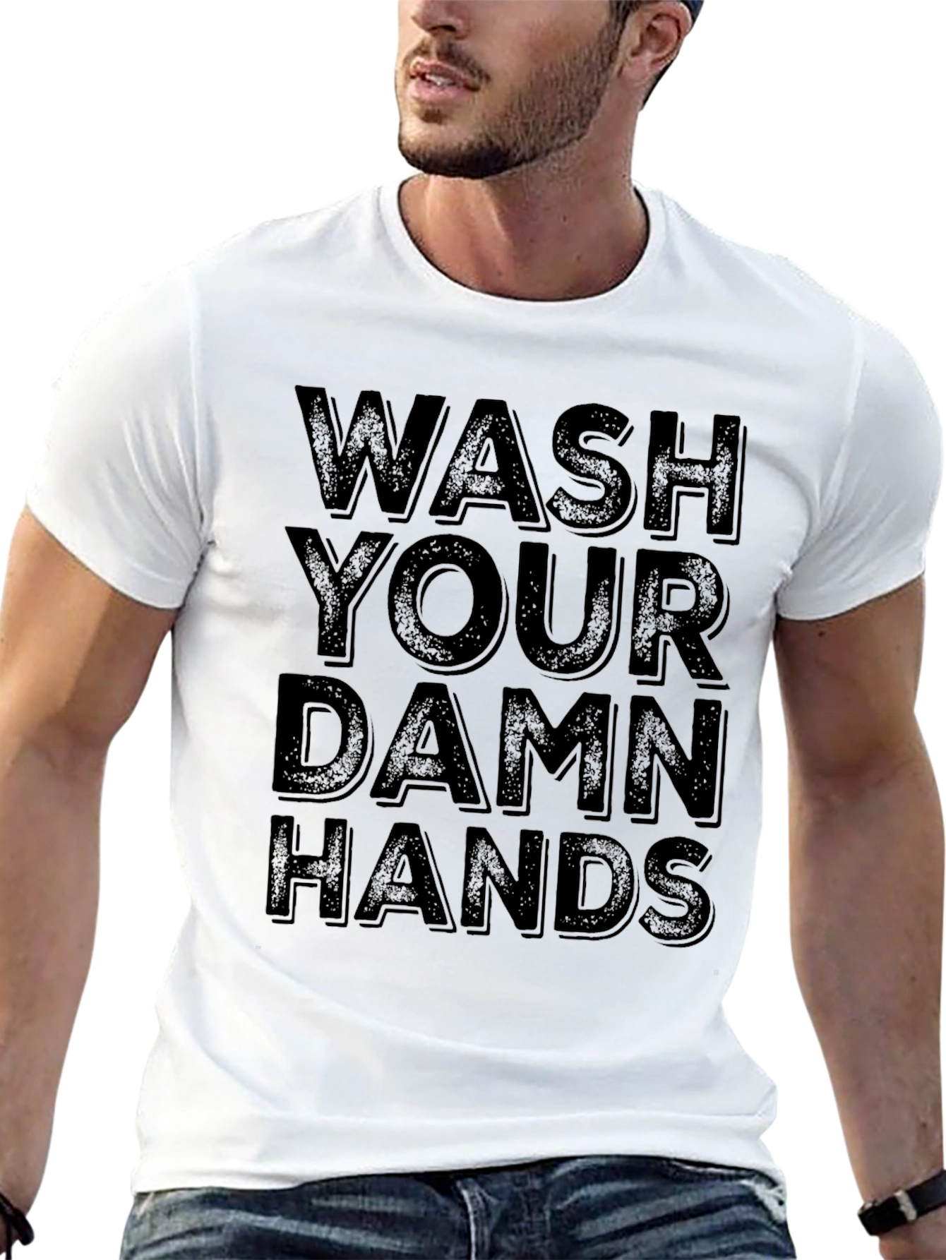 Wash Your Damn Hands Graphic Tee