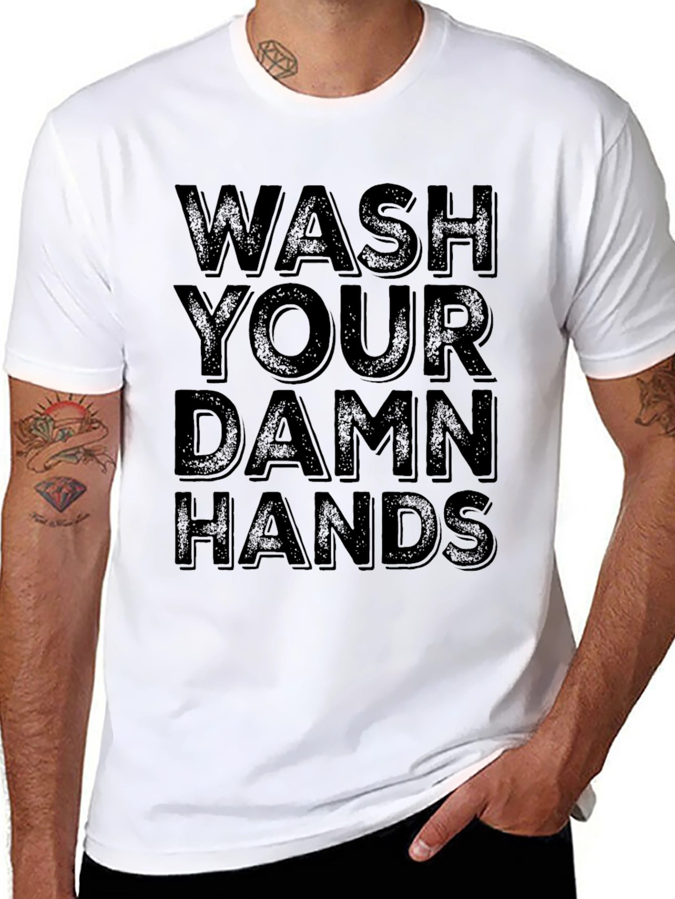 Wash Your Damn Hands Graphic Tee