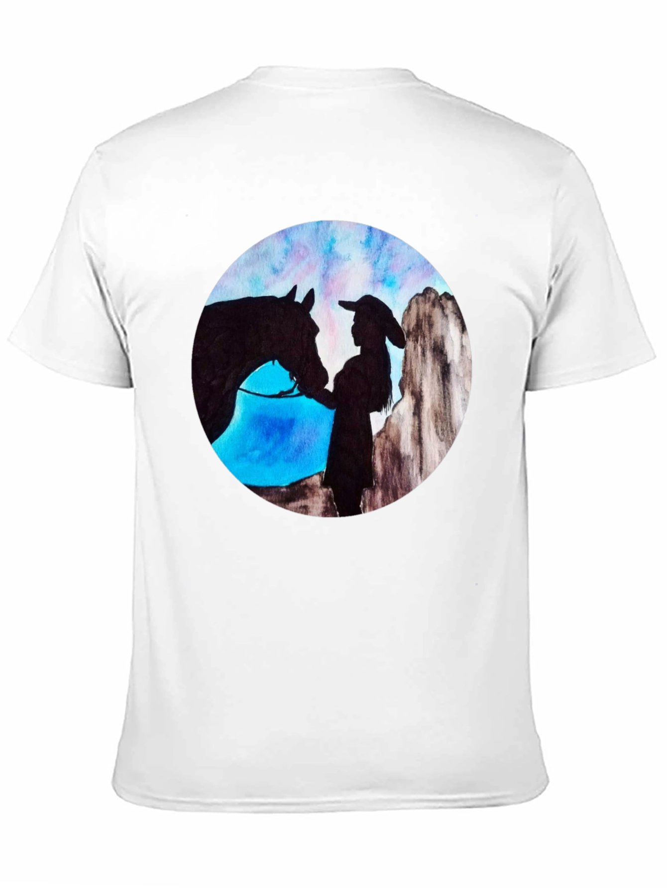 Cowgirl and Horse Graphic Tee