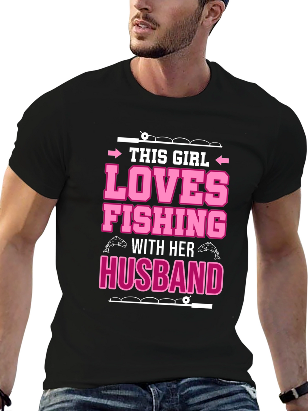 Fishing Lover Graphic Tee - Gift for Wife