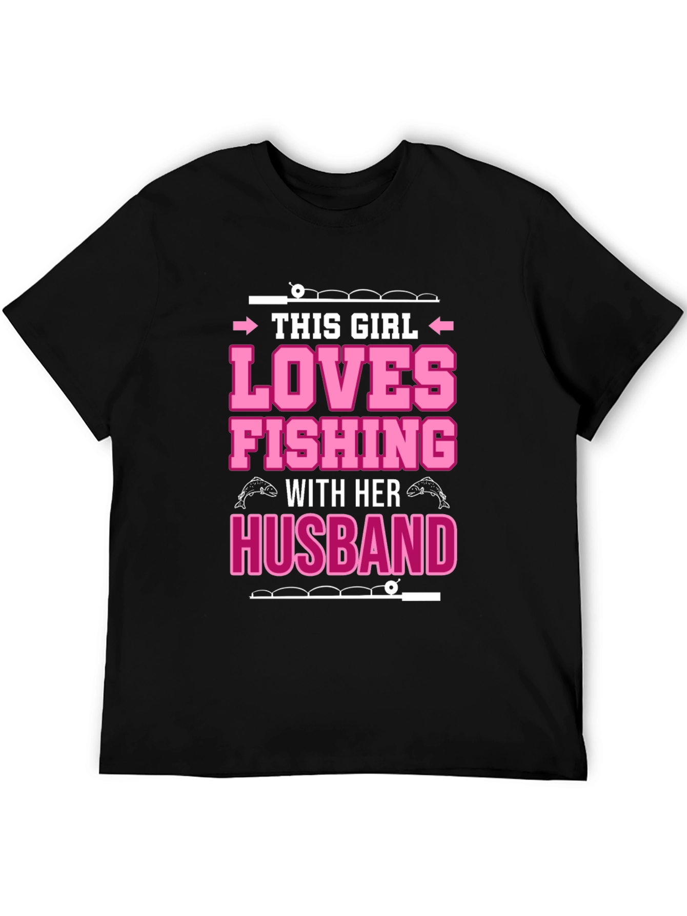 Fishing Lover Graphic Tee - Gift for Wife