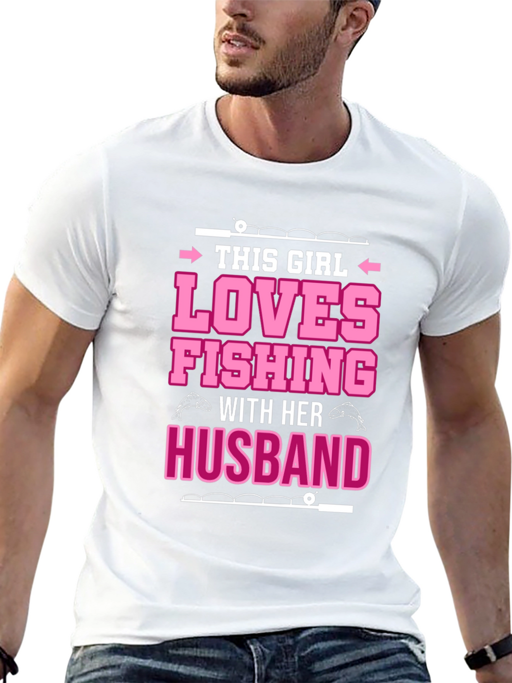 Fishing Lover Graphic Tee - Gift for Wife
