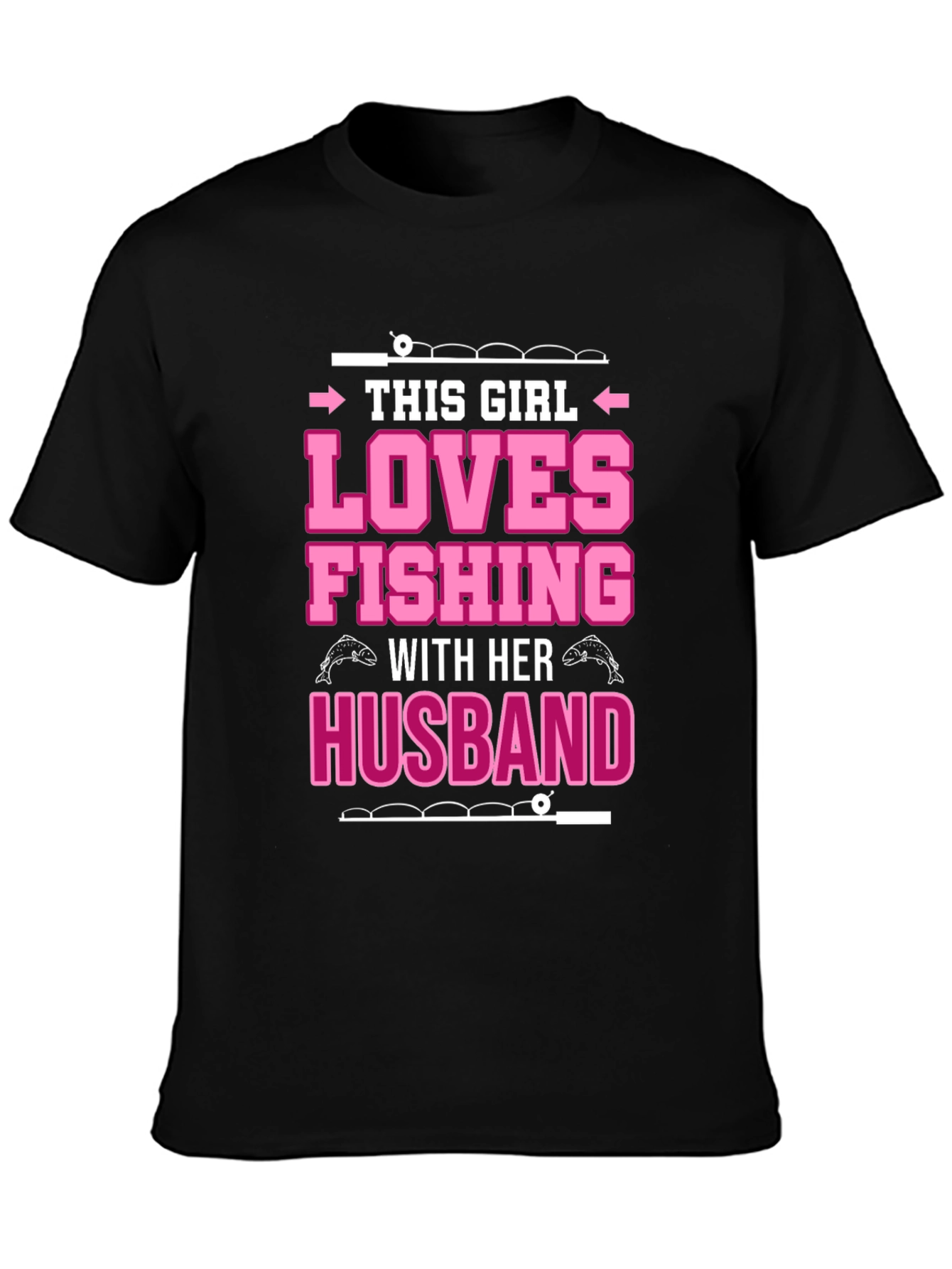 Fishing Lover Graphic Tee - Gift for Wife