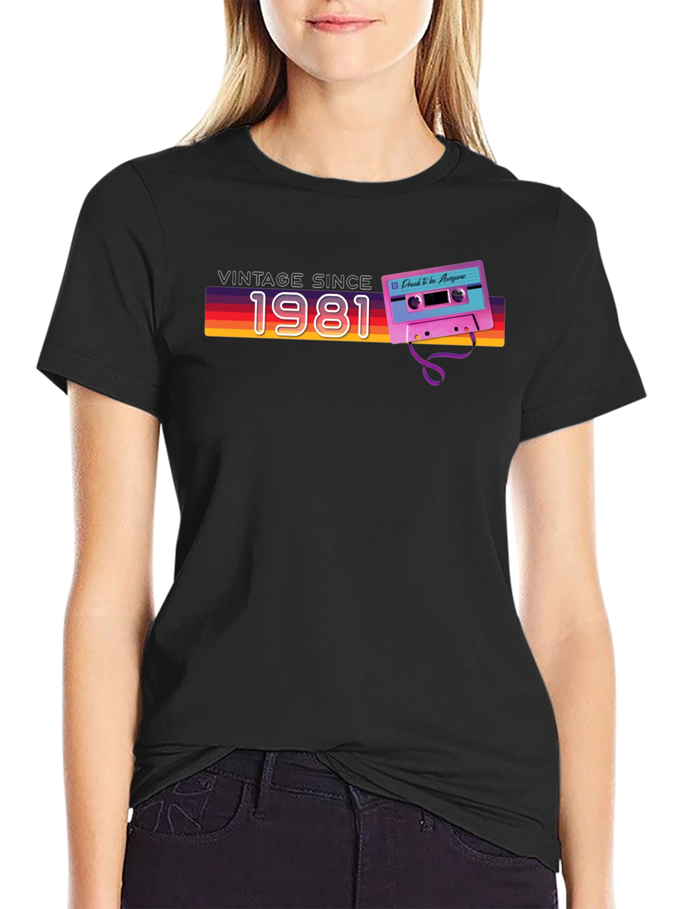 Vintage Since 1981 Cassette Tape T-Shirt