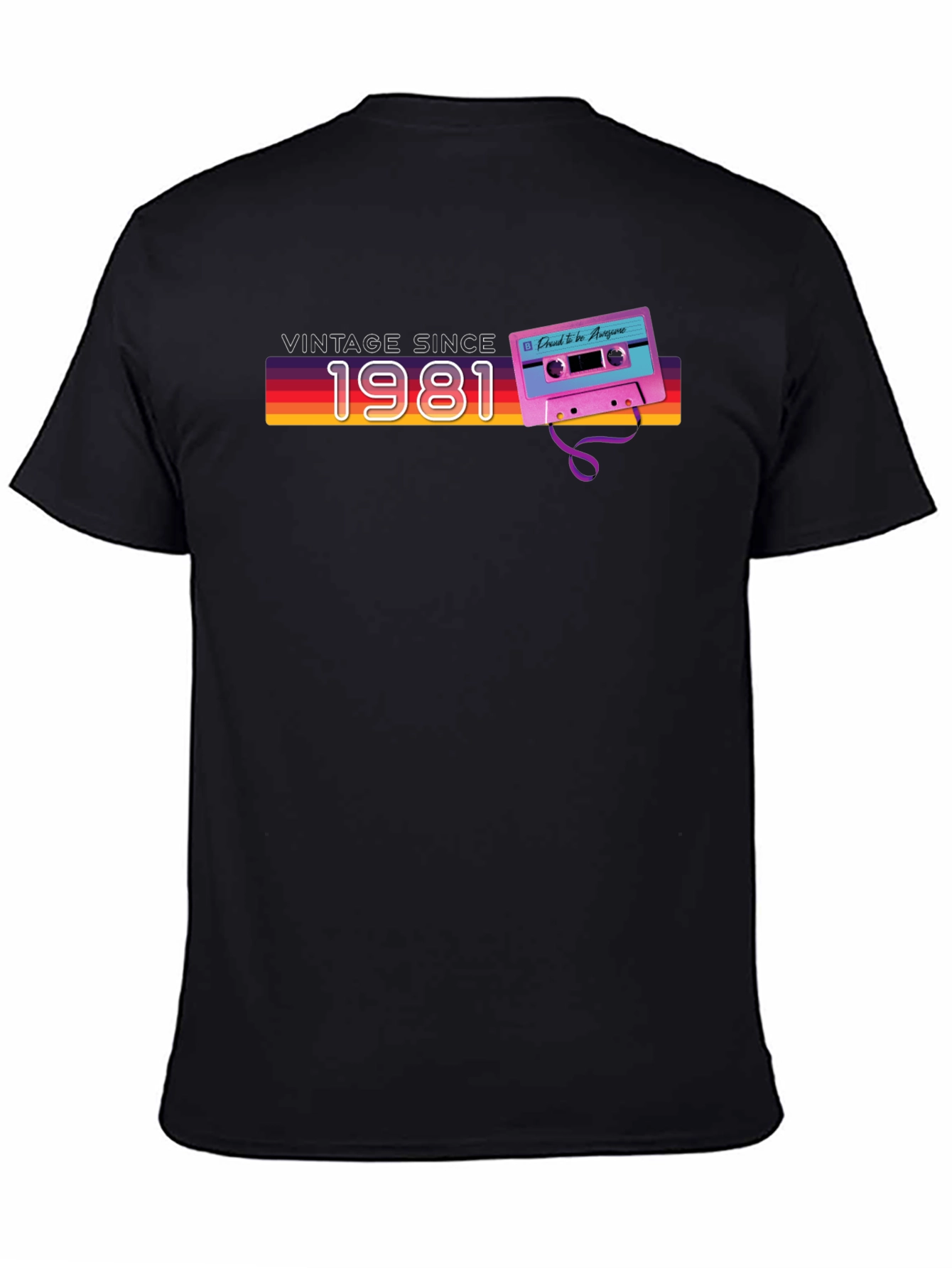 Vintage Since 1981 Cassette Tape T-Shirt