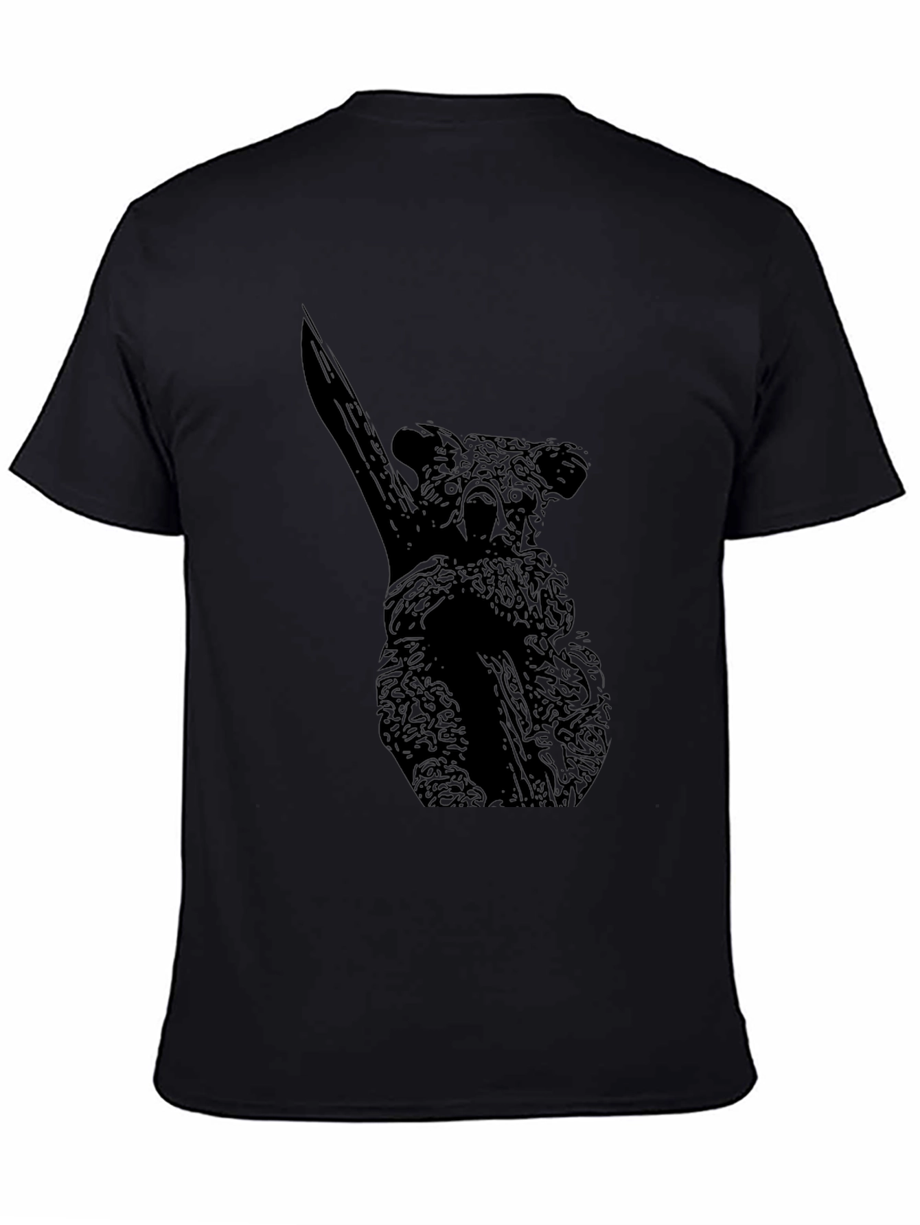 Koala Graphic Tee - Black Cotton Blend