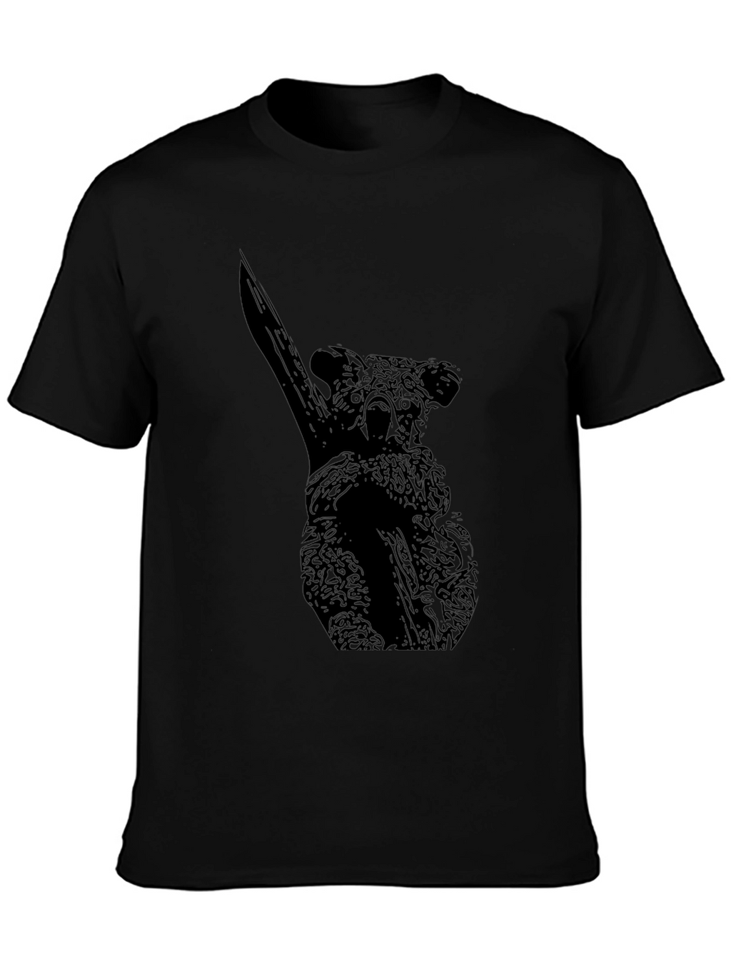Koala Graphic Tee - Black Cotton Blend
