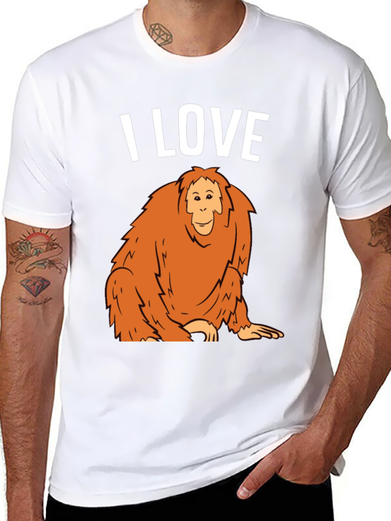 I Love Orangutans Graphic T-Shirt