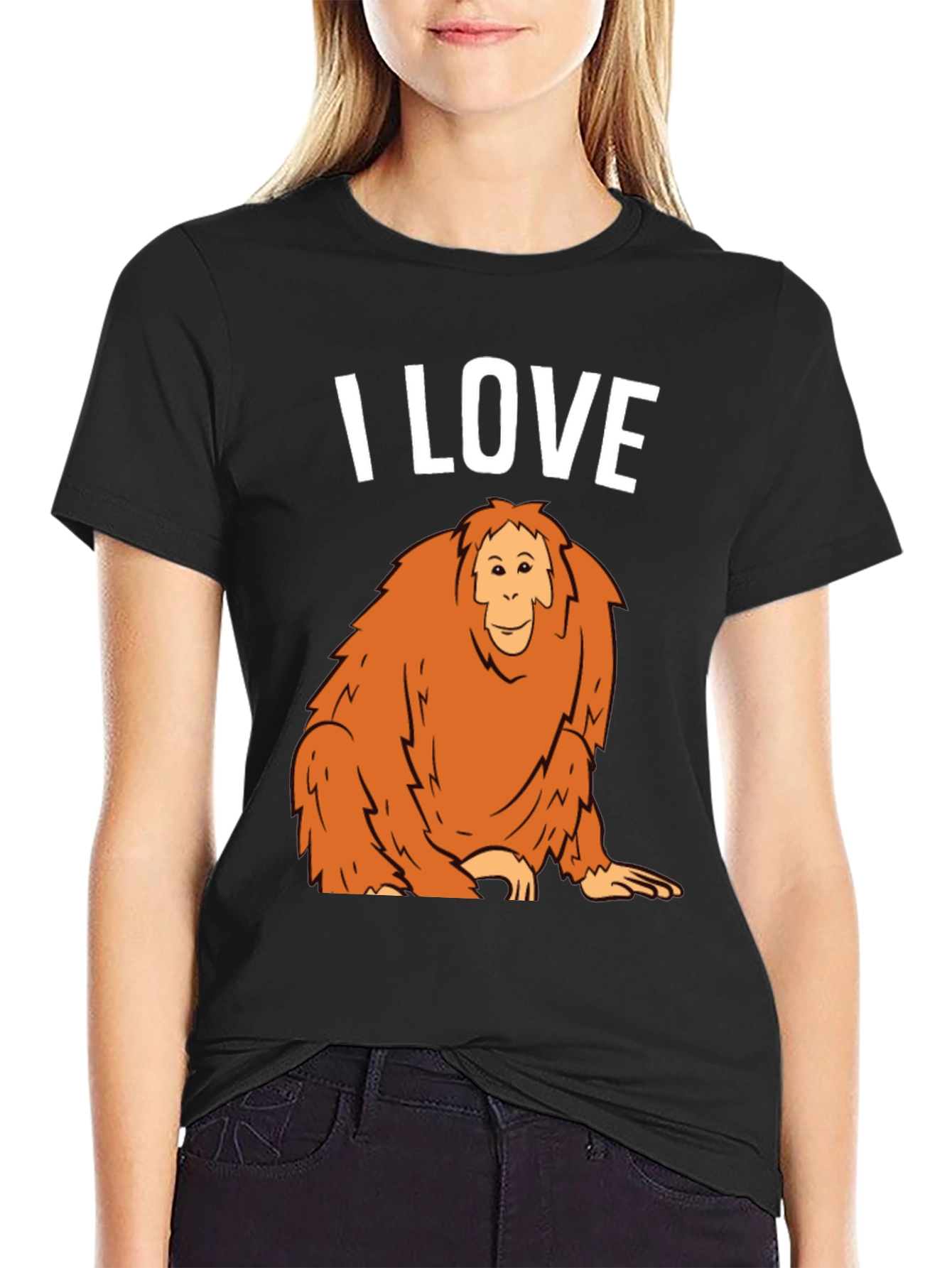 I Love Orangutans Graphic T-Shirt