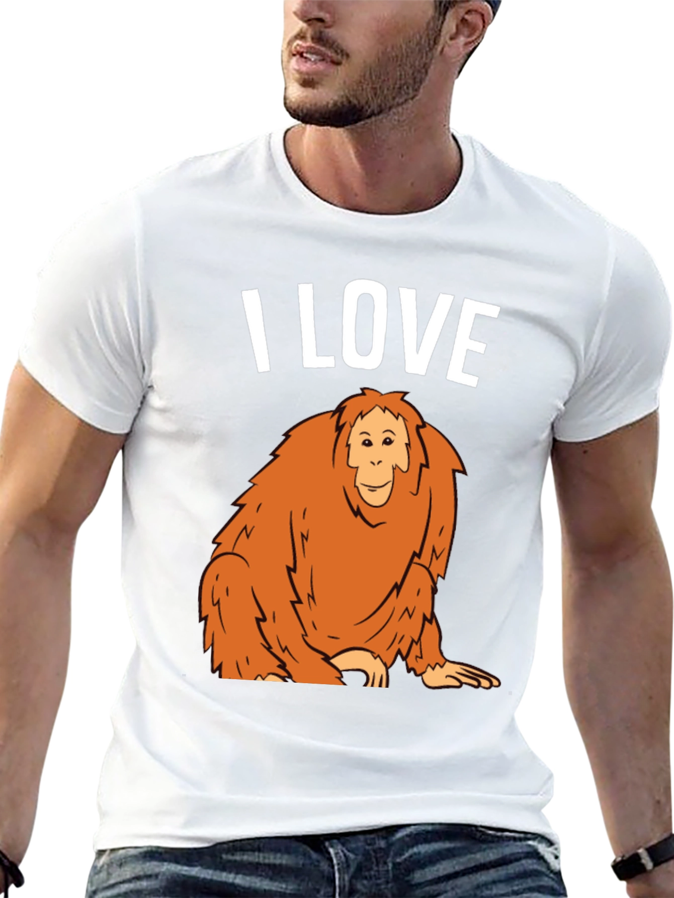 I Love Orangutans Graphic T-Shirt