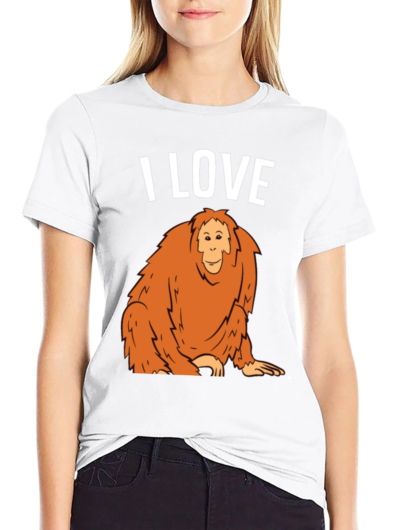 I Love Orangutans Graphic T-Shirt
