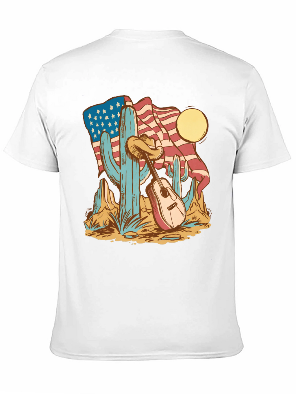 American Desert Guitar T-Shirt