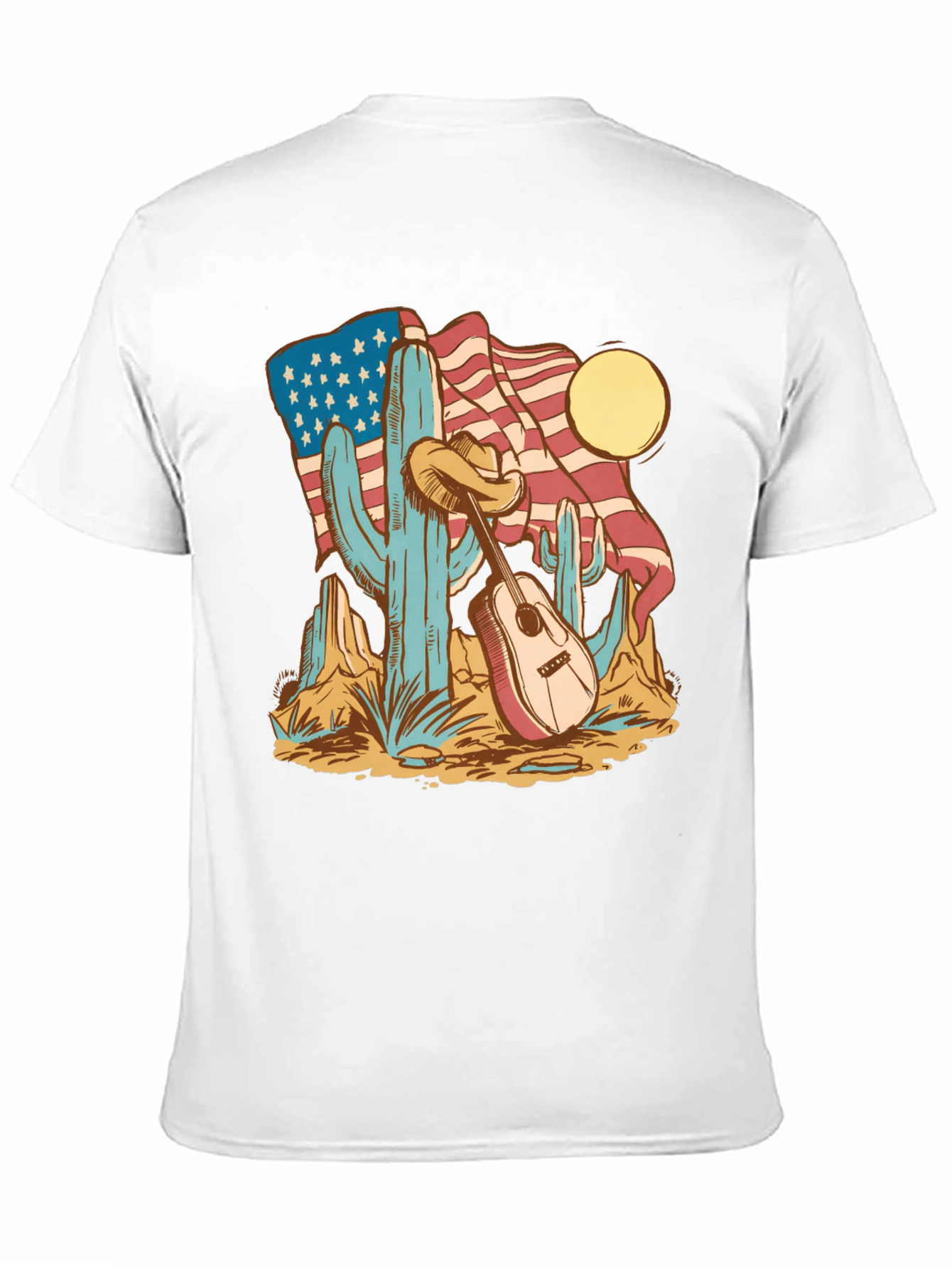 American Desert Guitar T-Shirt