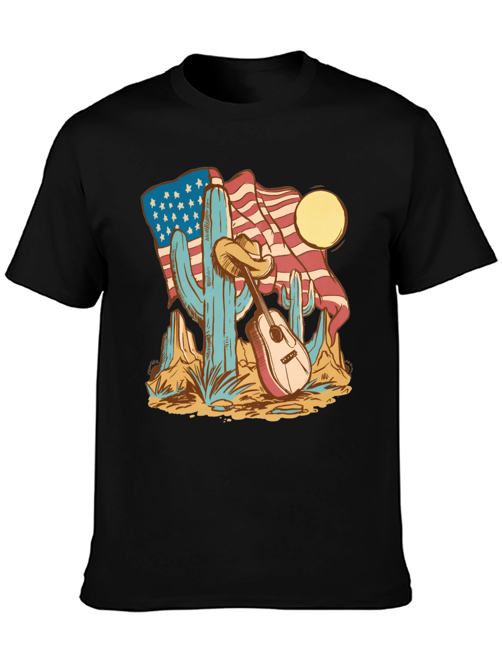 American Desert Guitar T-Shirt