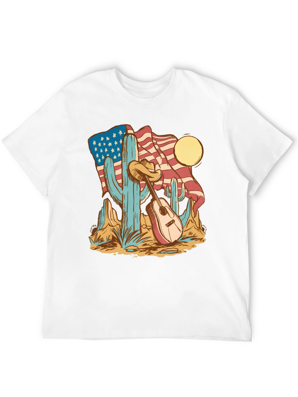 American Desert Guitar T-Shirt