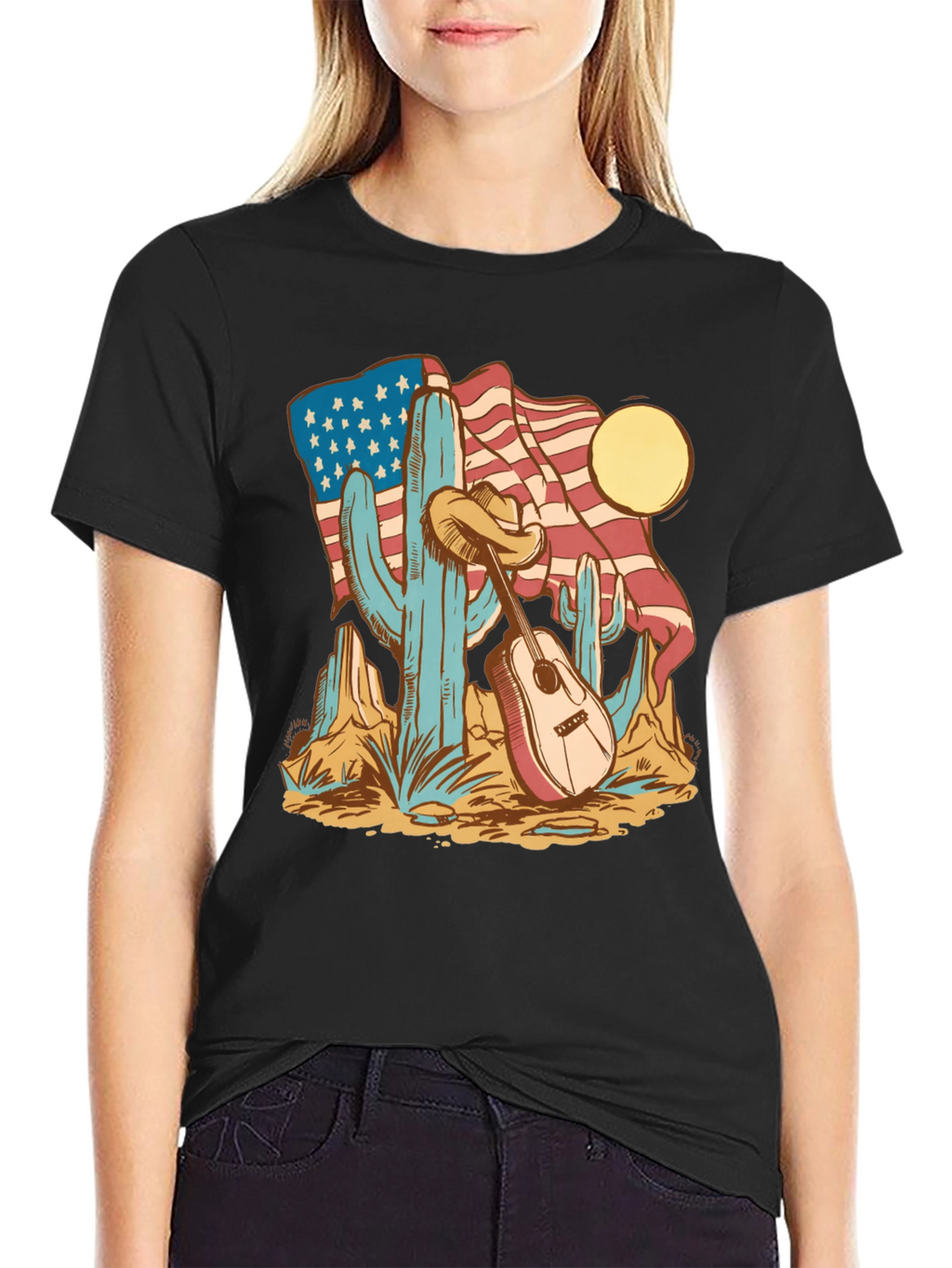 American Desert Guitar T-Shirt