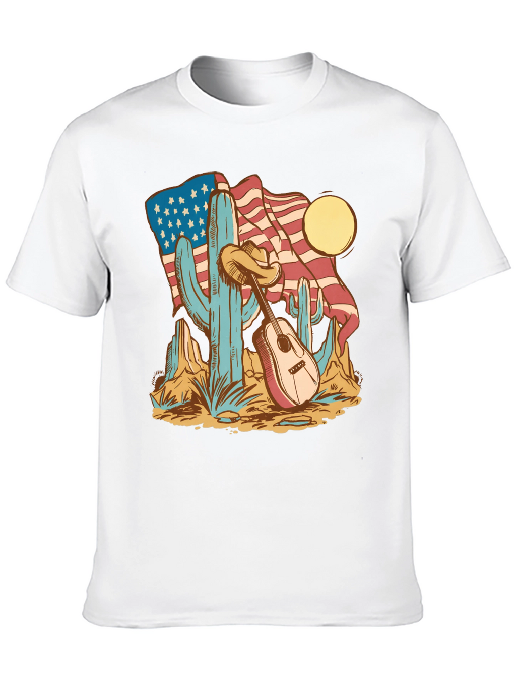 American Desert Guitar T-Shirt