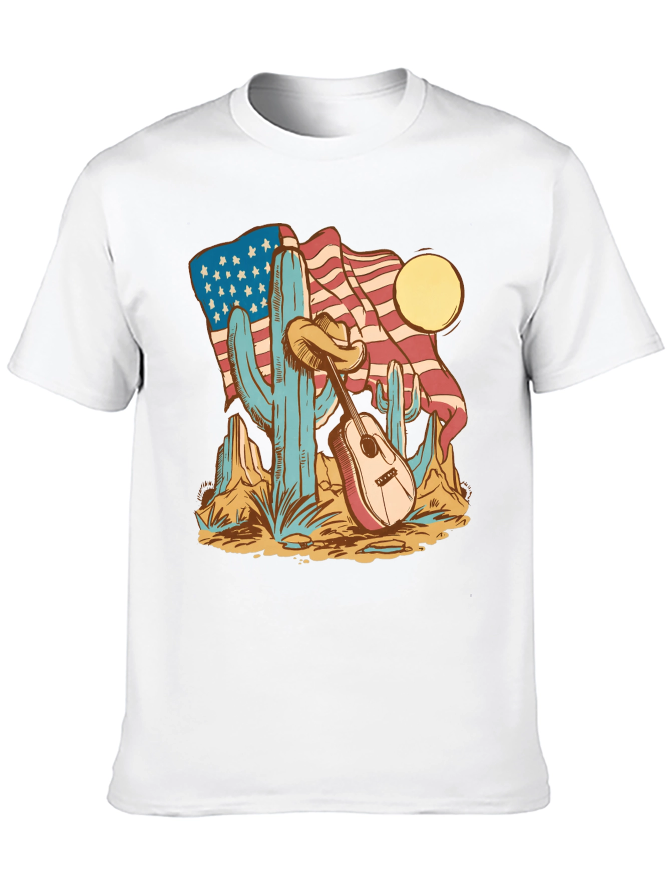 American Desert Guitar T-Shirt