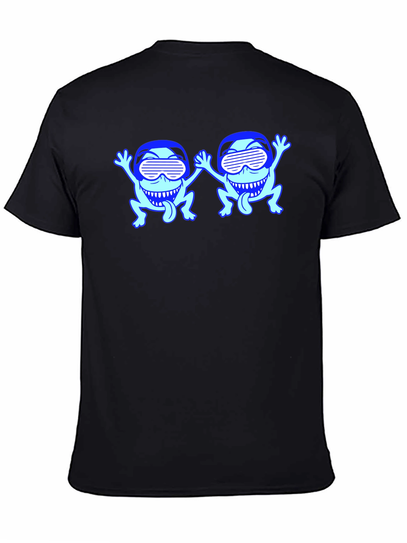 Cool Frogs Black T-Shirt