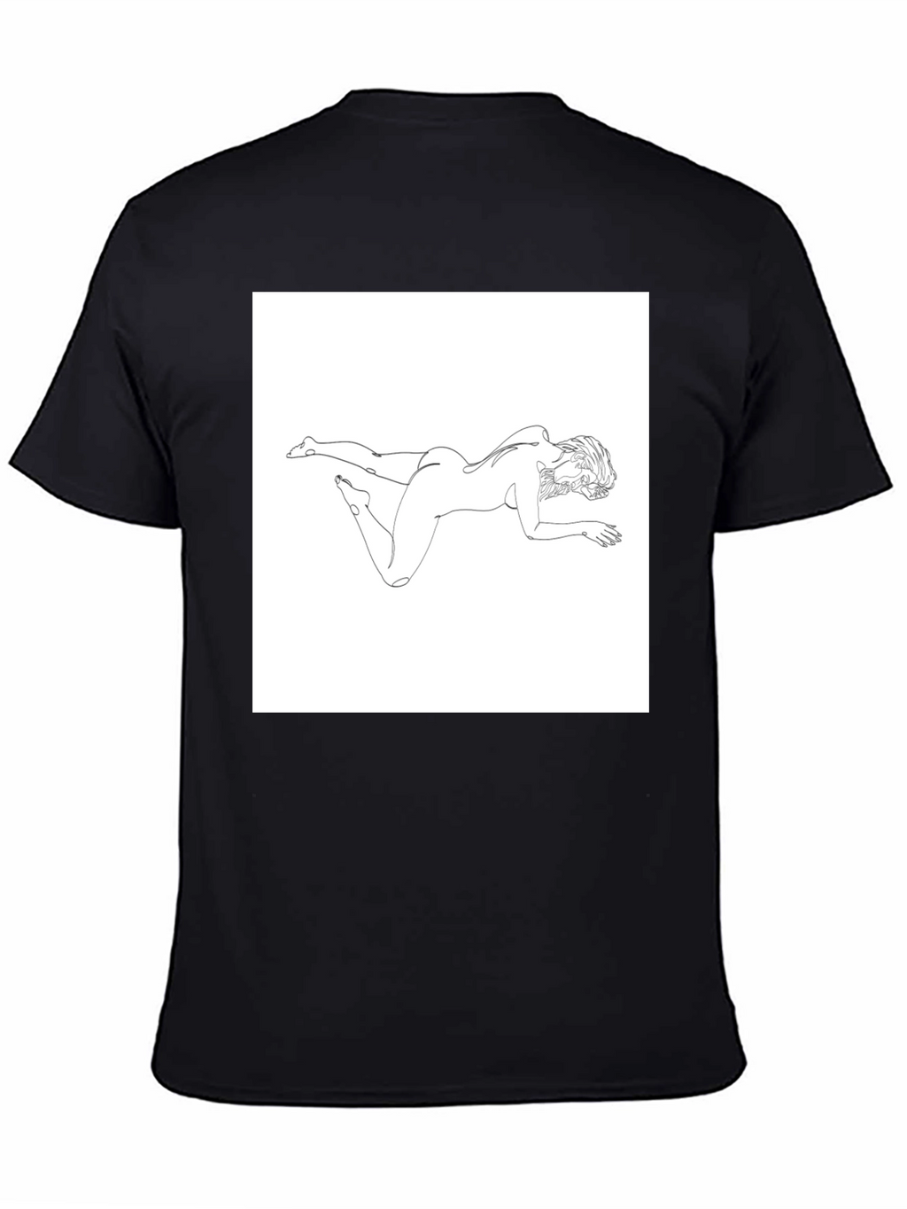 Abstract Woman Line Art Graphic Tee