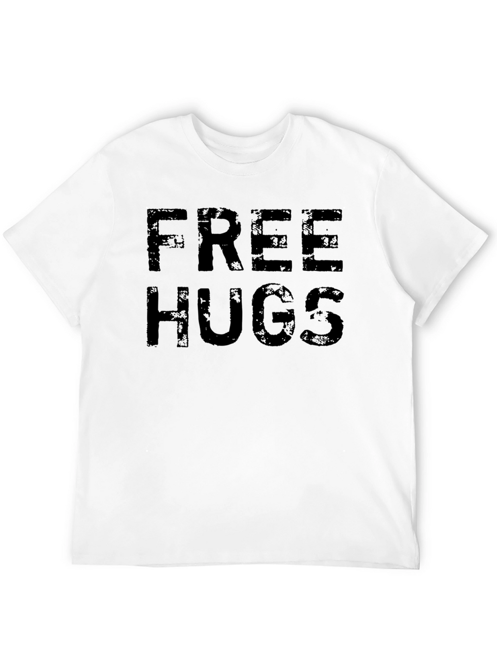Free Hugs Graphic Tee - Soft Cotton Casual T-Shirt