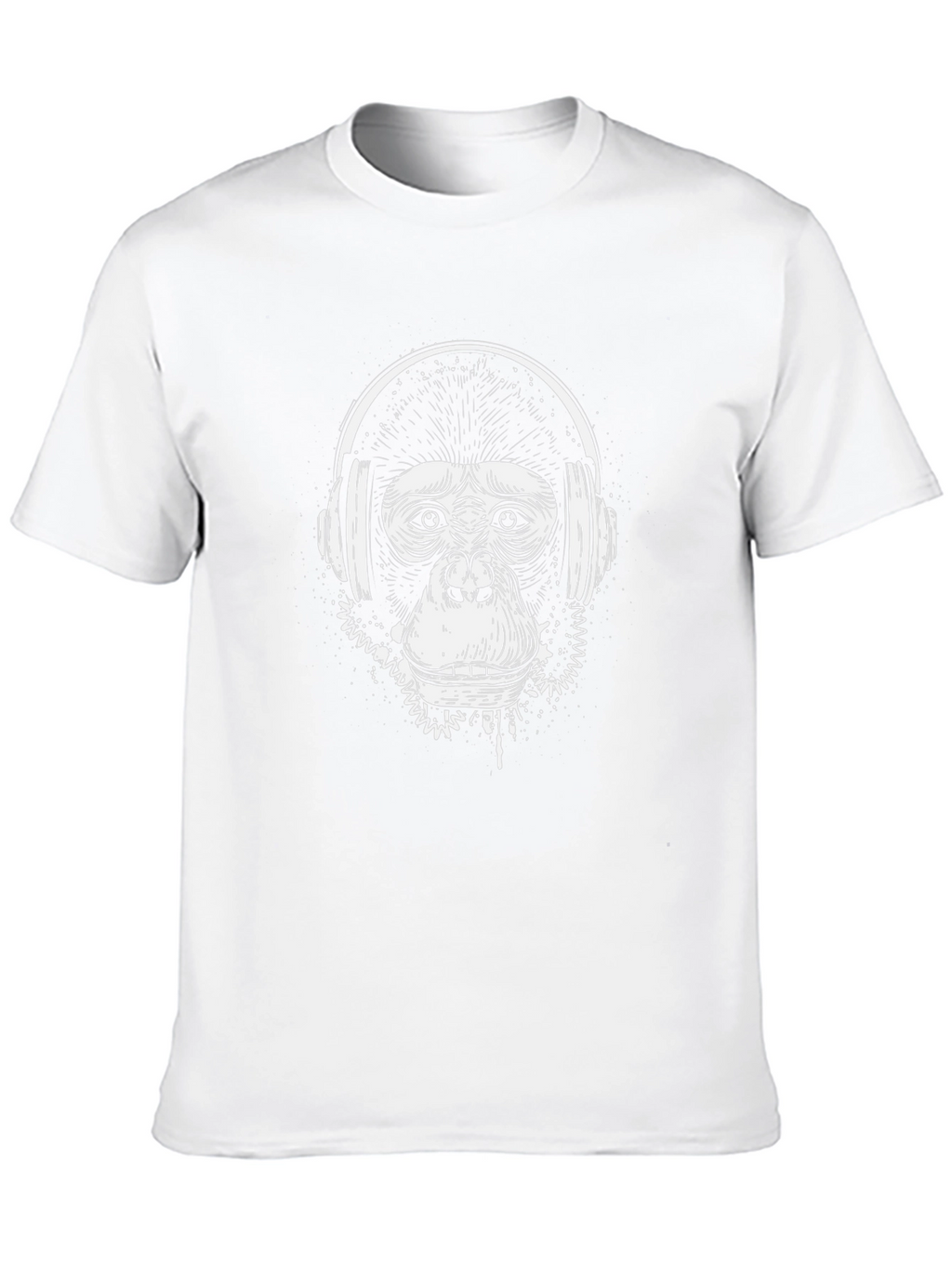 Cool Ape DJ Graphic T-Shirt - Black Cotton Tee