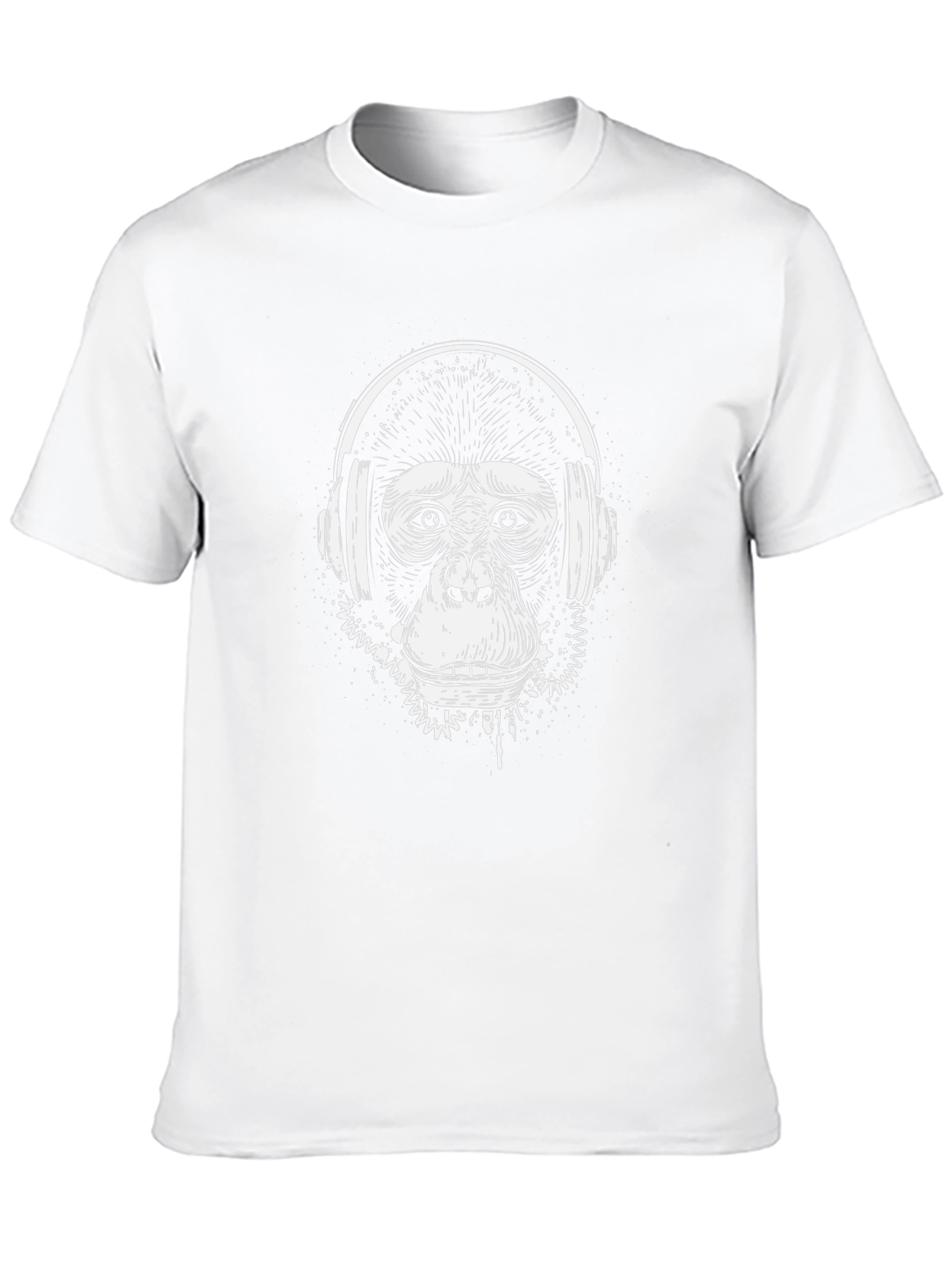 Cool Ape DJ Graphic T-Shirt - Black Cotton Tee