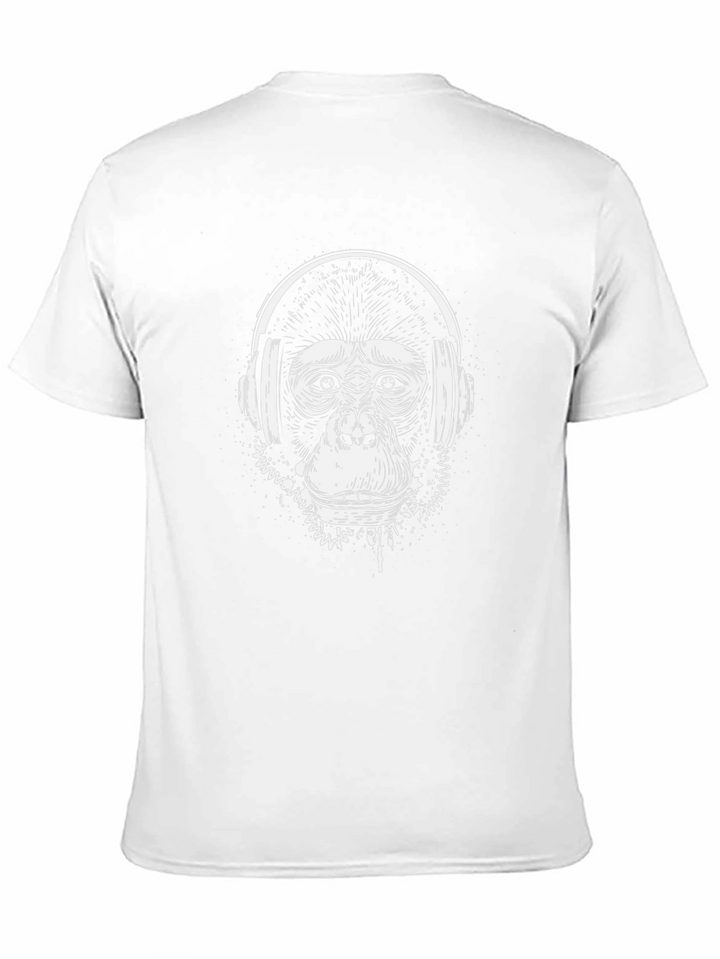 Cool Ape DJ Graphic T-Shirt - Black Cotton Tee