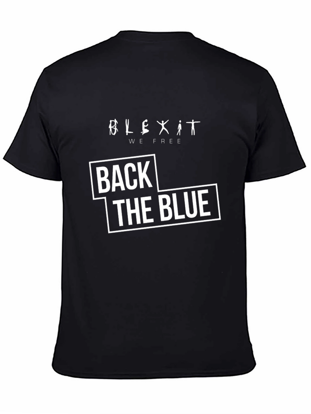 Back The Blue T-Shirt - Mens Graphic Tee