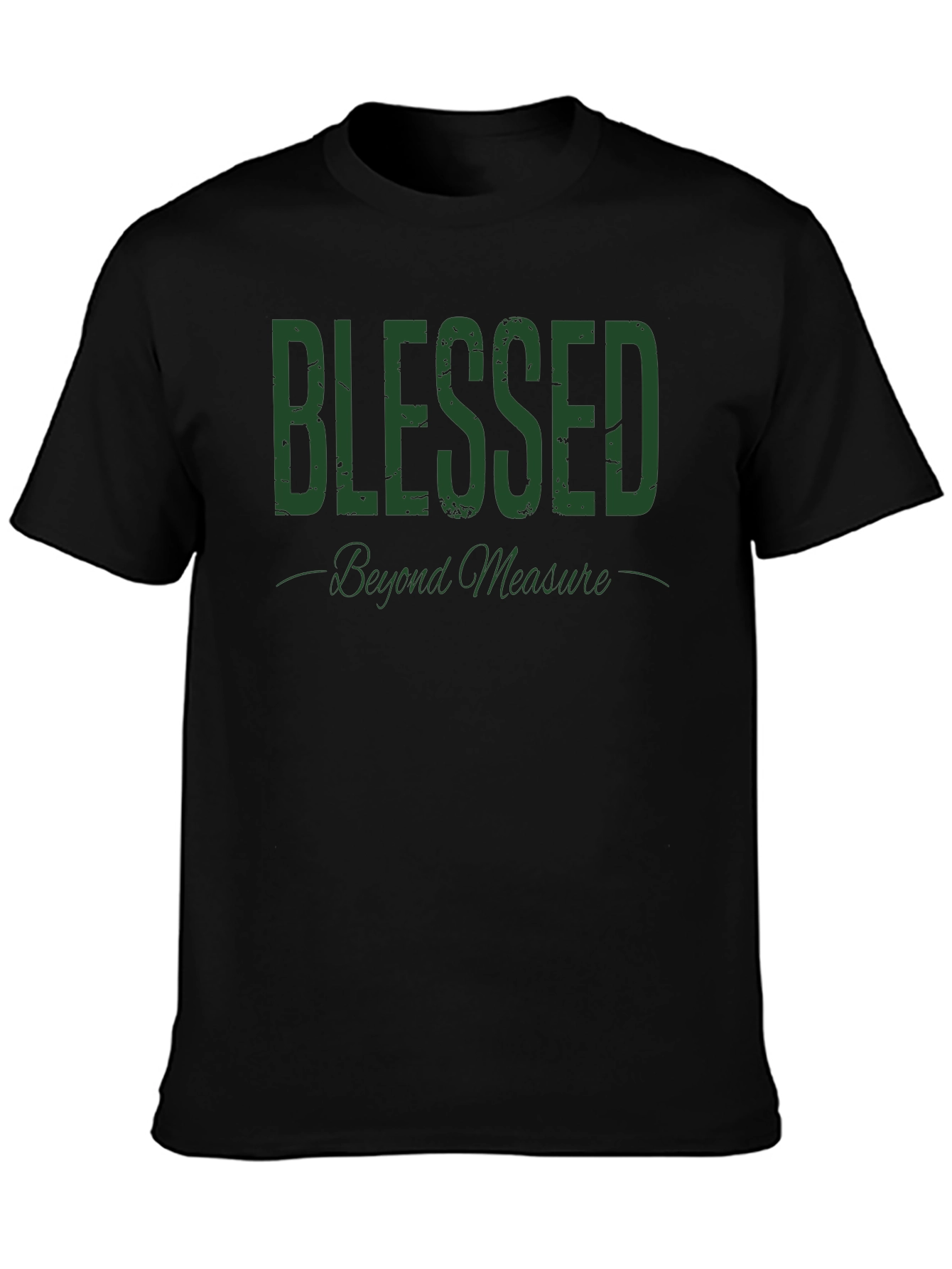 Blessed Beyond Measure Graphic Tee - Black