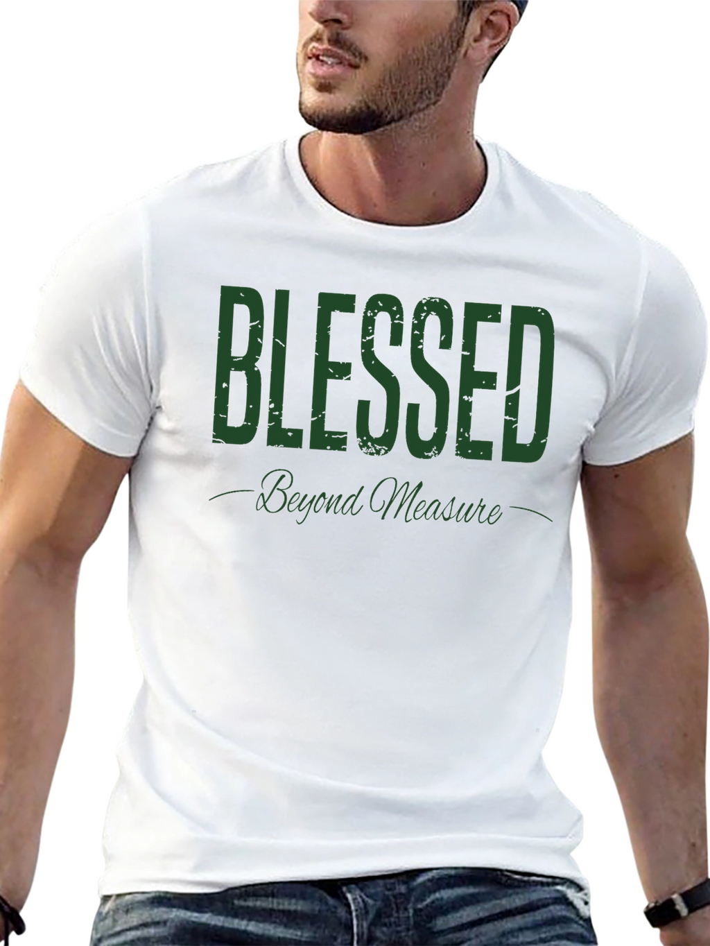Blessed Beyond Measure Graphic Tee - Black