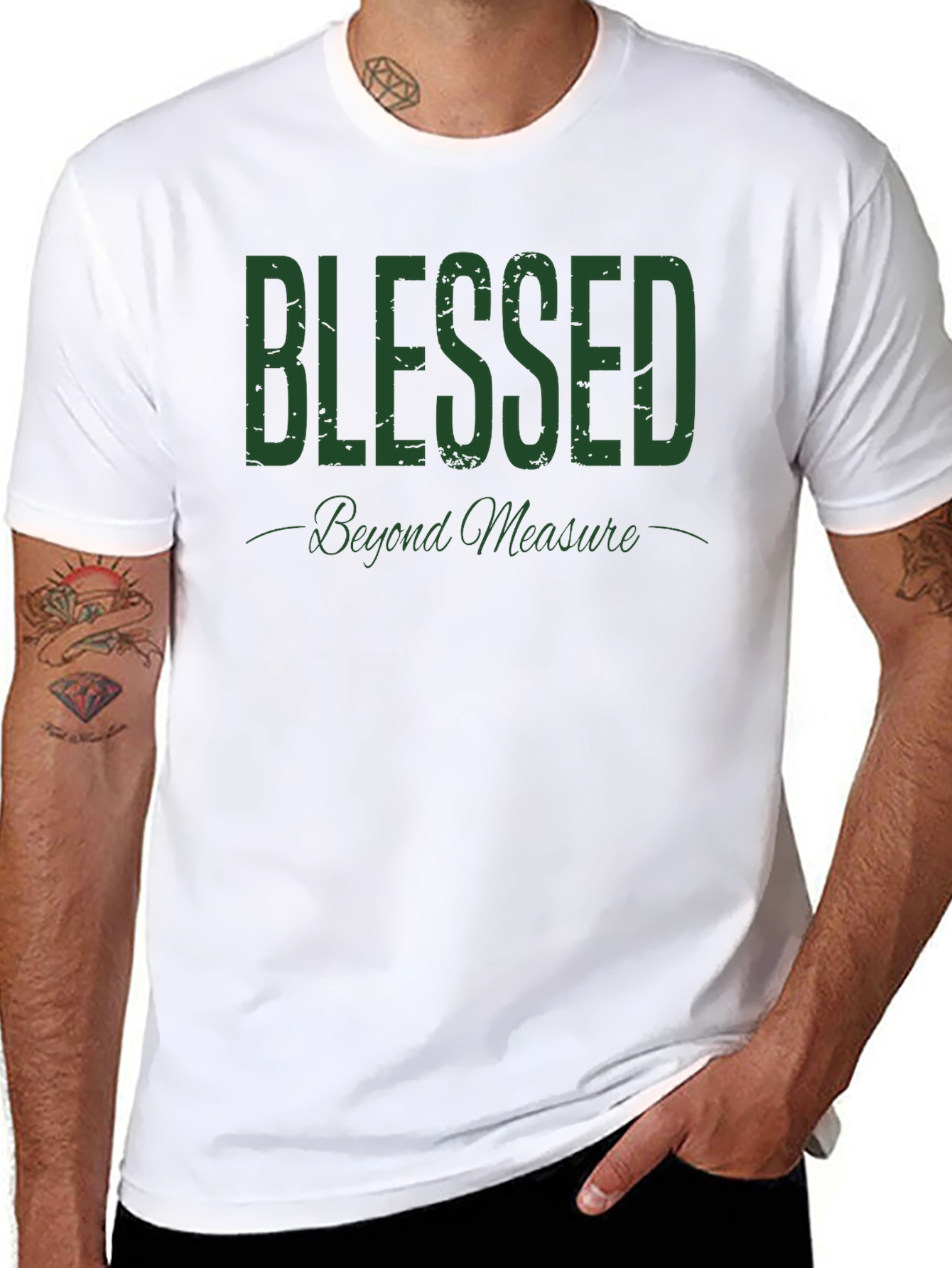 Blessed Beyond Measure Graphic Tee - Black