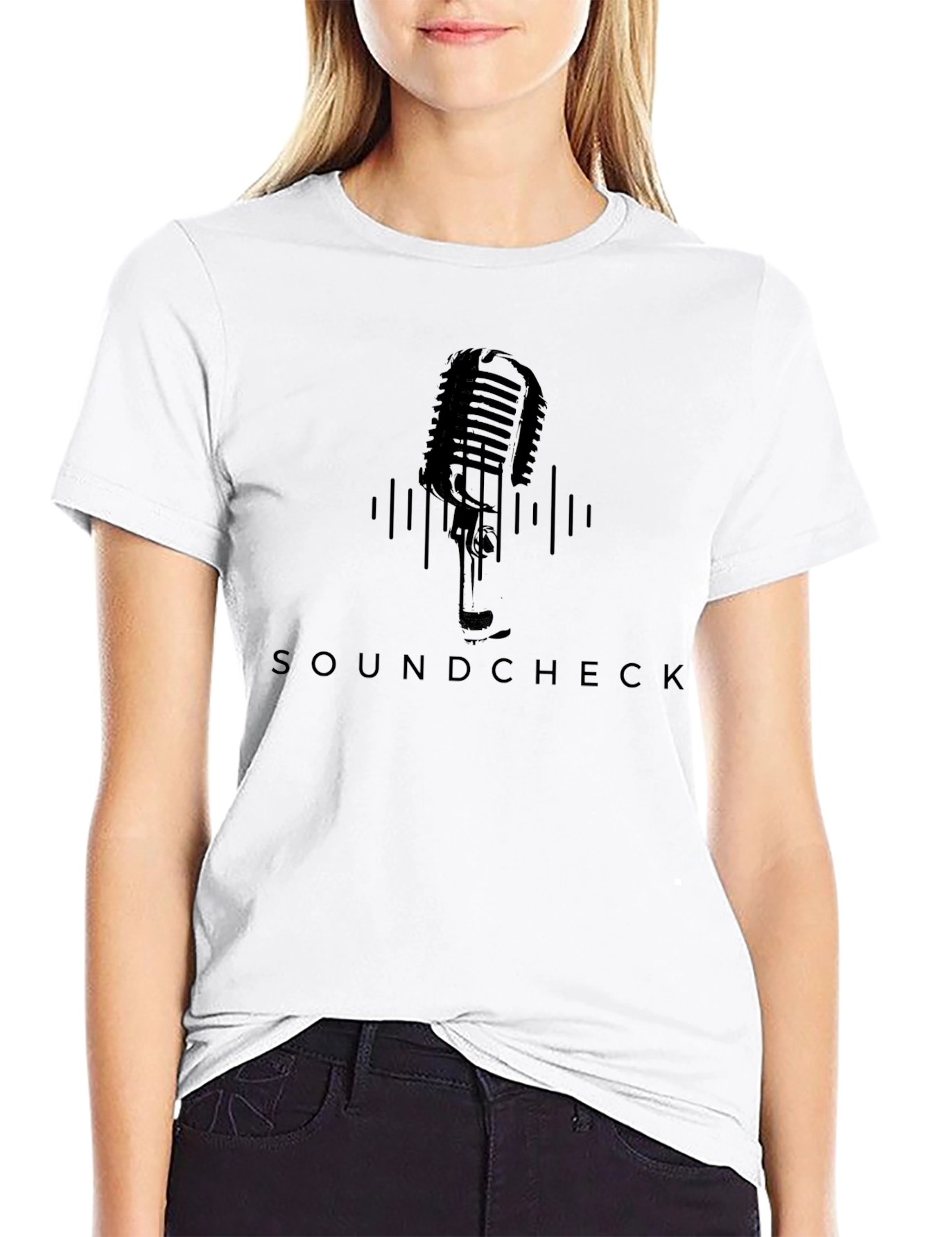 Soundcheck Microphone Graphic Tee - Black