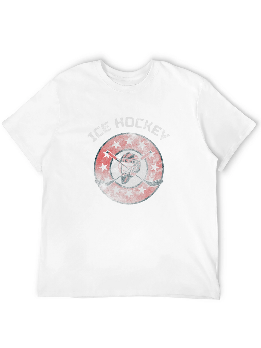 Ice Hockey Graphic Print T-Shirt