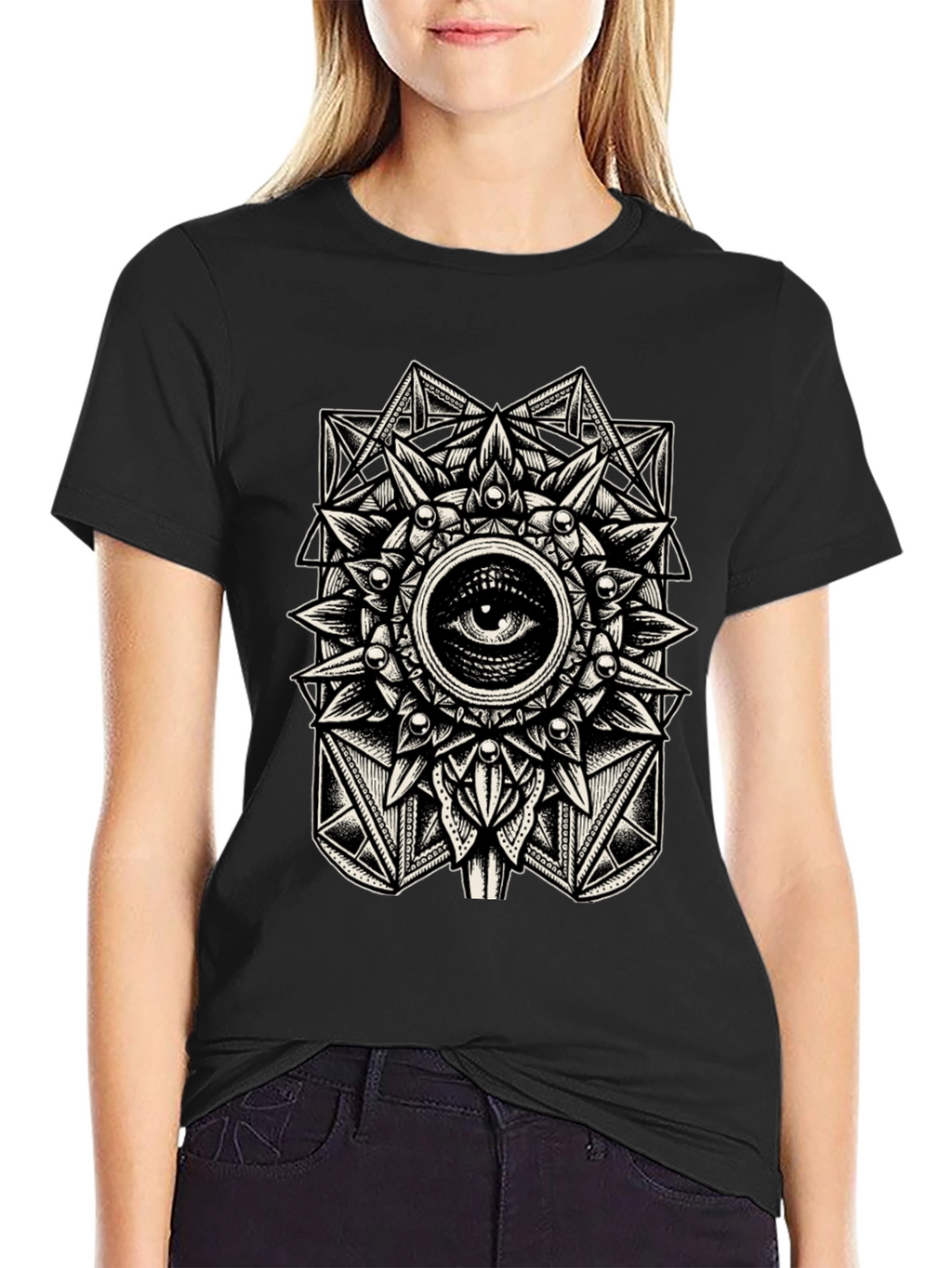 Esoteric Eye Graphic Tee - Mystical Design