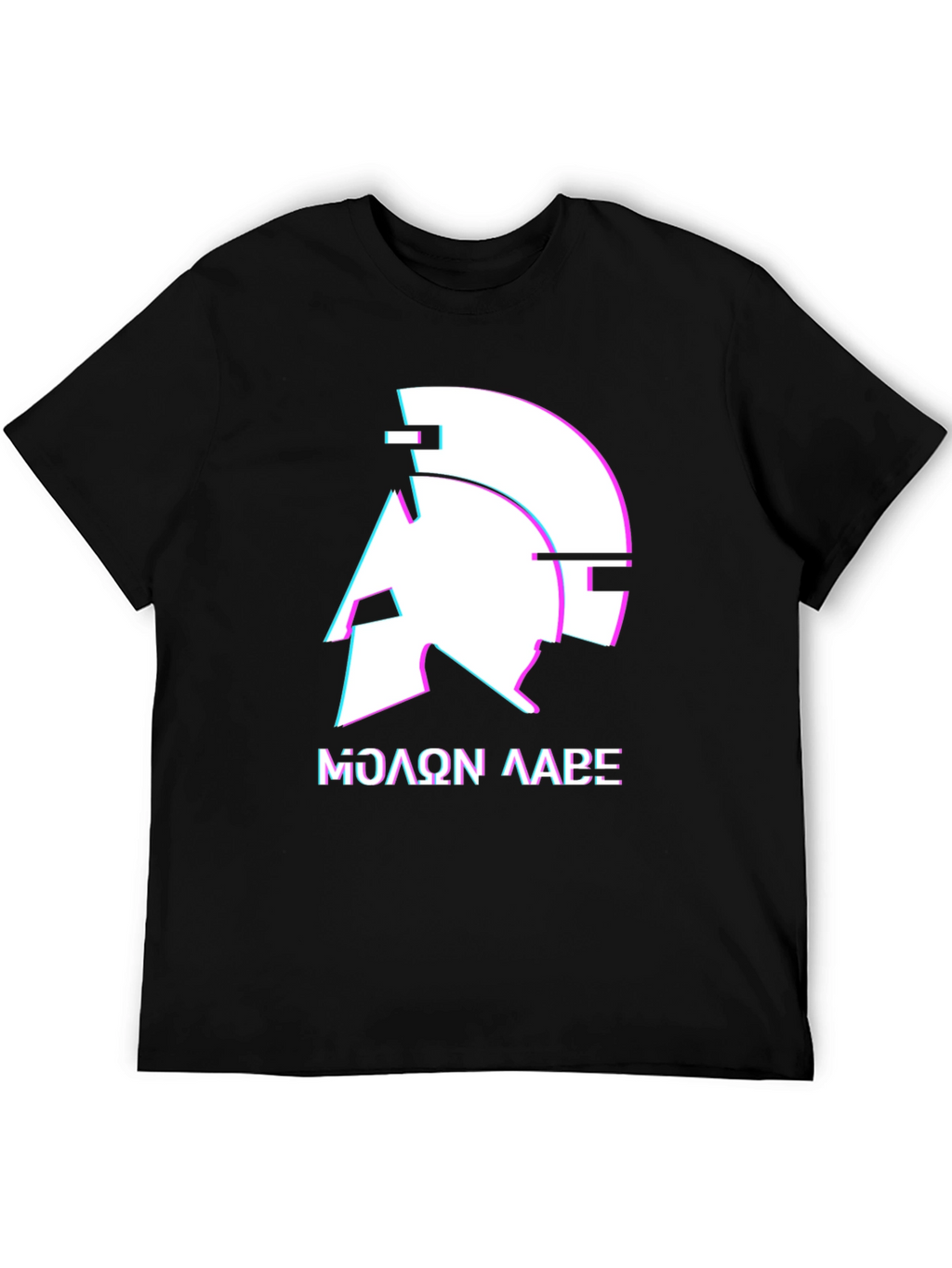 Molon Labe Spartan Helmet Graphic Tee