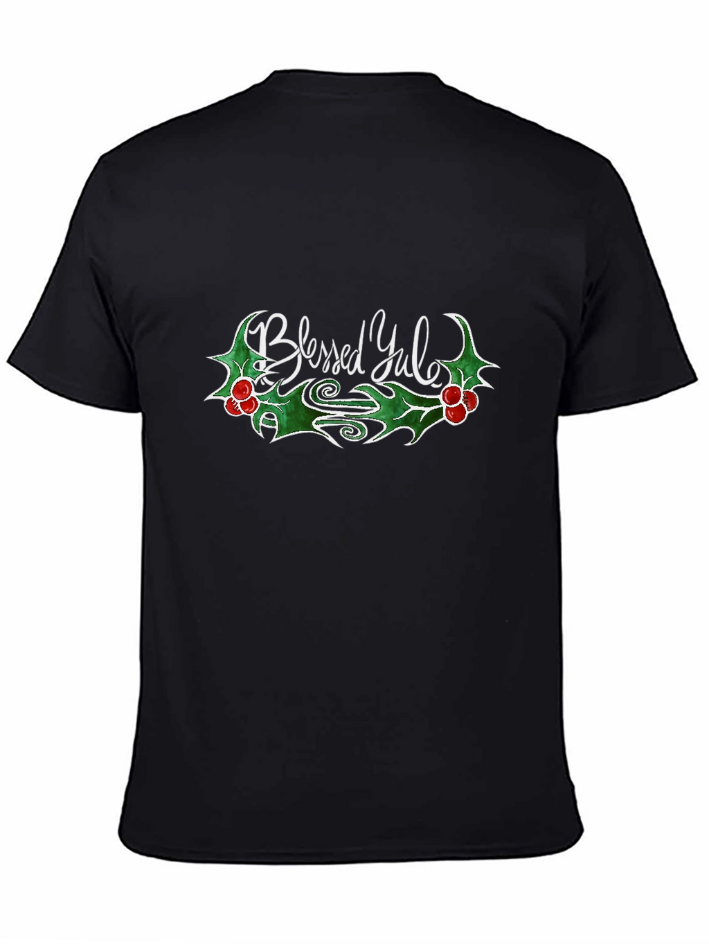 Blessed Yule Graphic Tee - Holiday Cheer